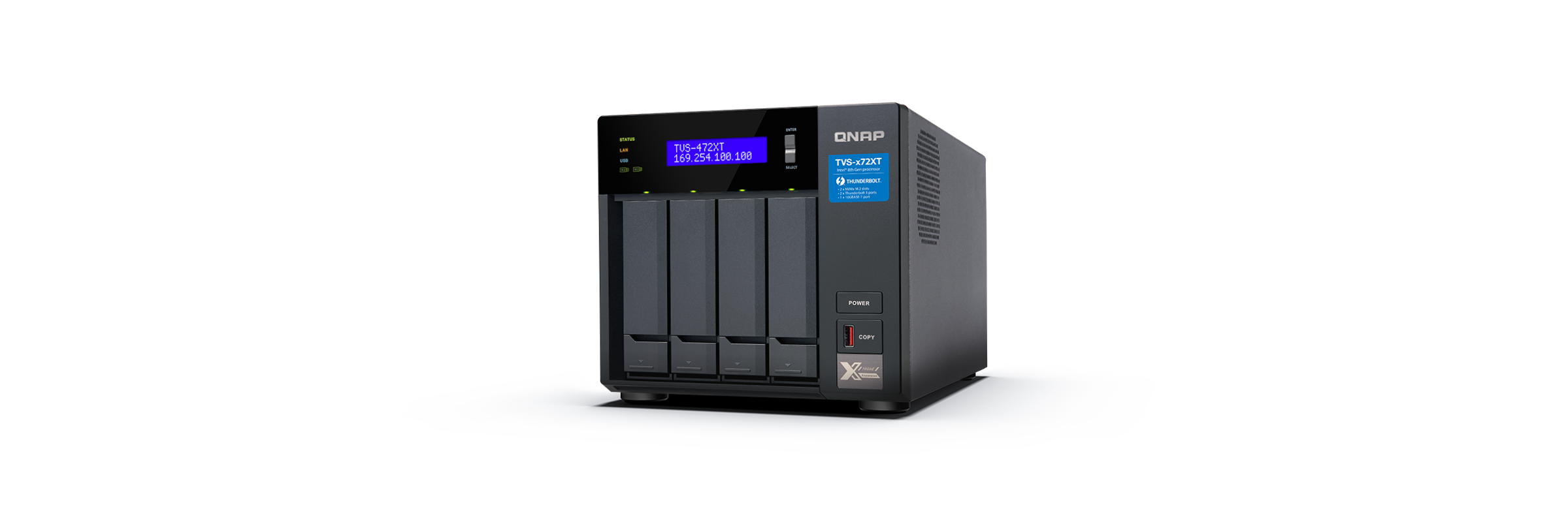 TVS-472XT SMB - Thunderbolt NAS