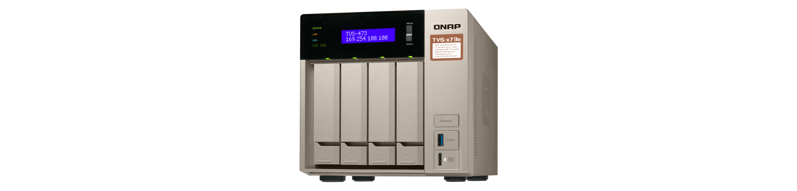 TVS-473e SMB - High-end NAS