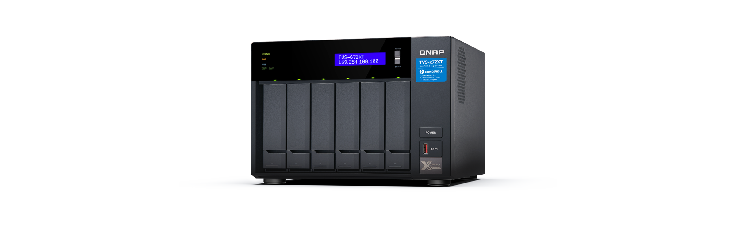 TVS-672XT SMB - Thunderbolt NAS