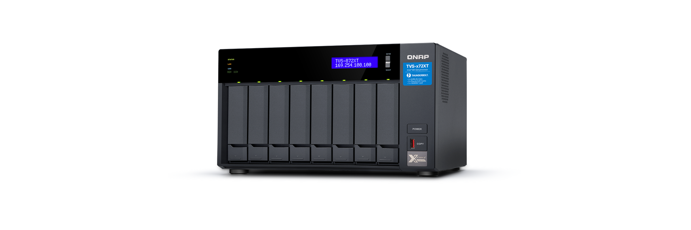 TVS-872XT SMB - Thunderbolt NAS