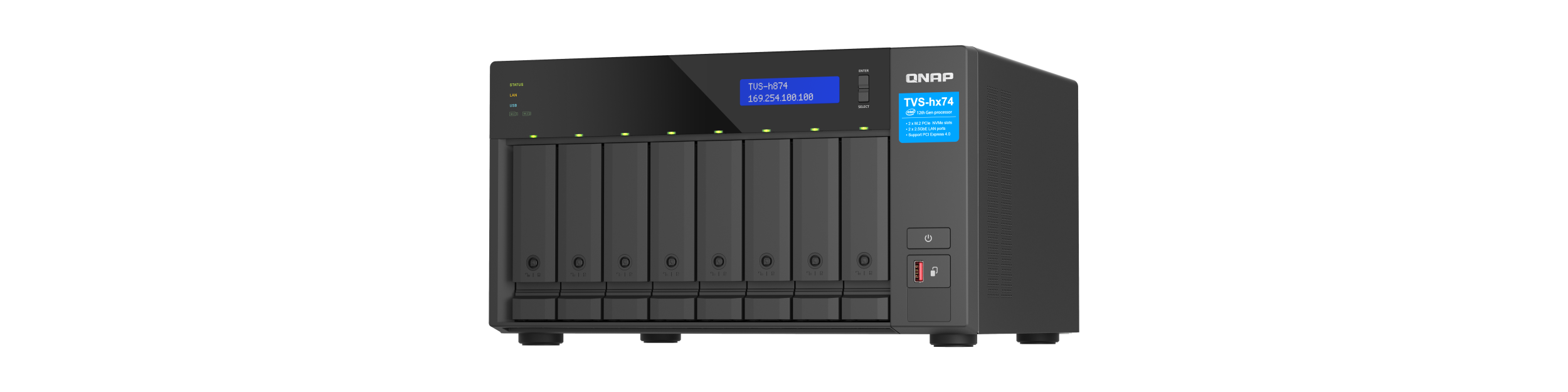 TVS-h874 SMB - High-end NAS