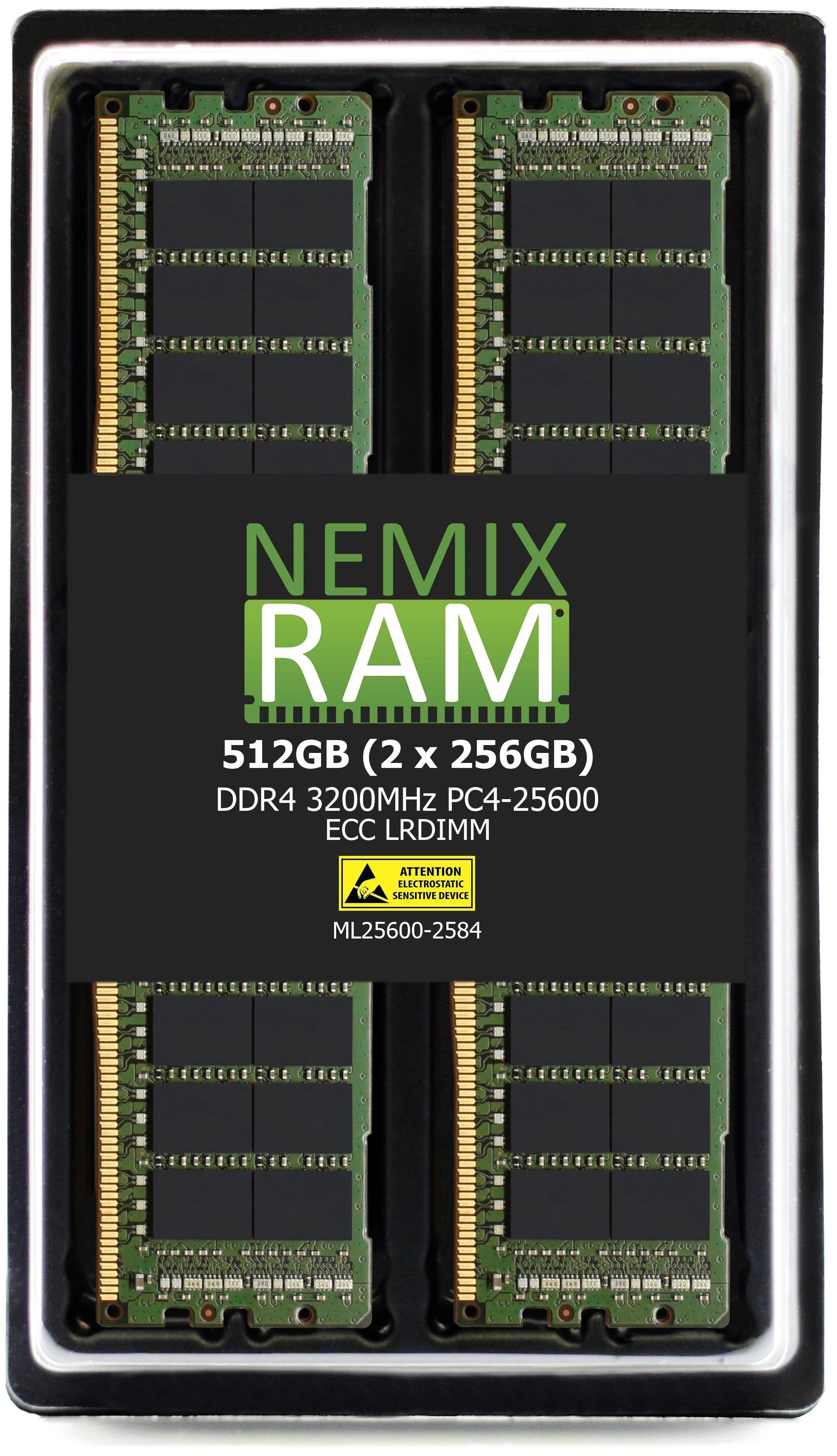NEMIX RAM Memory Compatible with Hypertec ORION RS520D-G5-24T2G Rack Server - LRDIMM