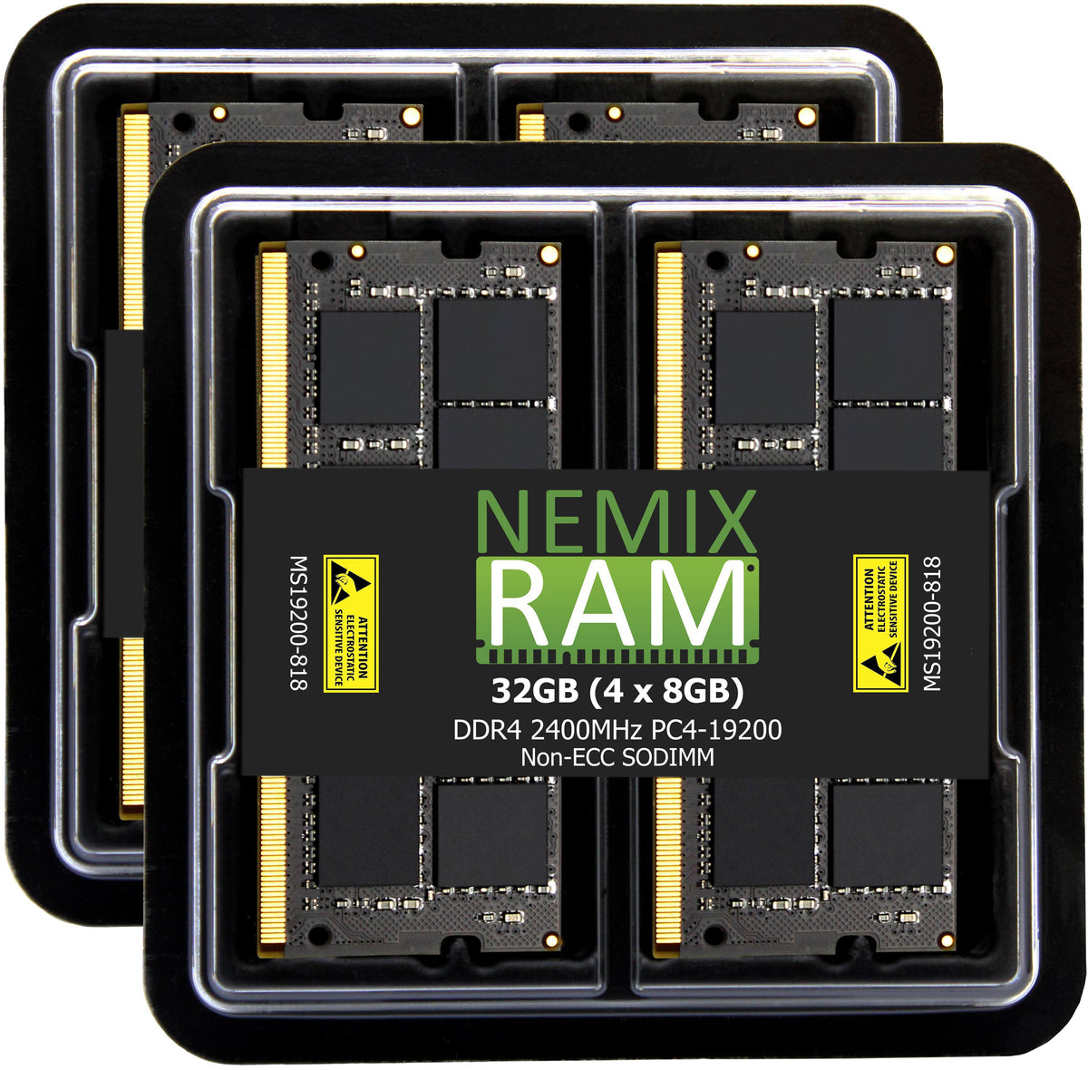 QNAP TVS-673 TVS-873 NAS Systems - DDR4 2400MHz PC4-19200 - NON-ECC SODIMM