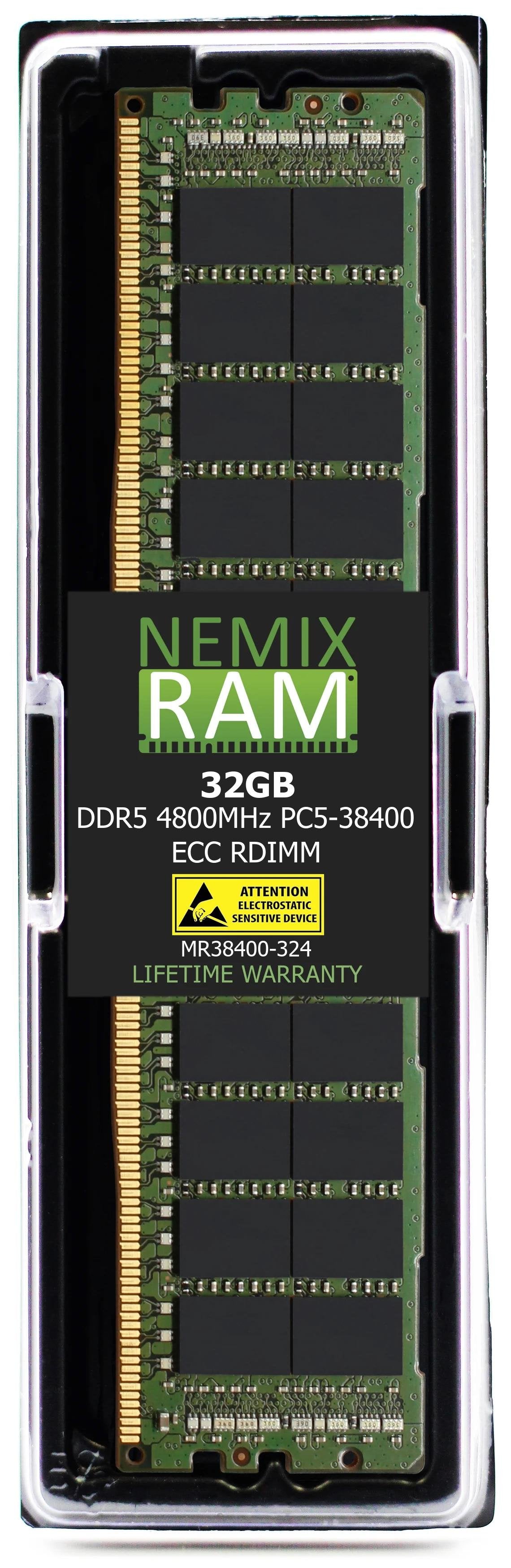 DDR5 4800MHz PC5-38400 RDIMM 2Rx4