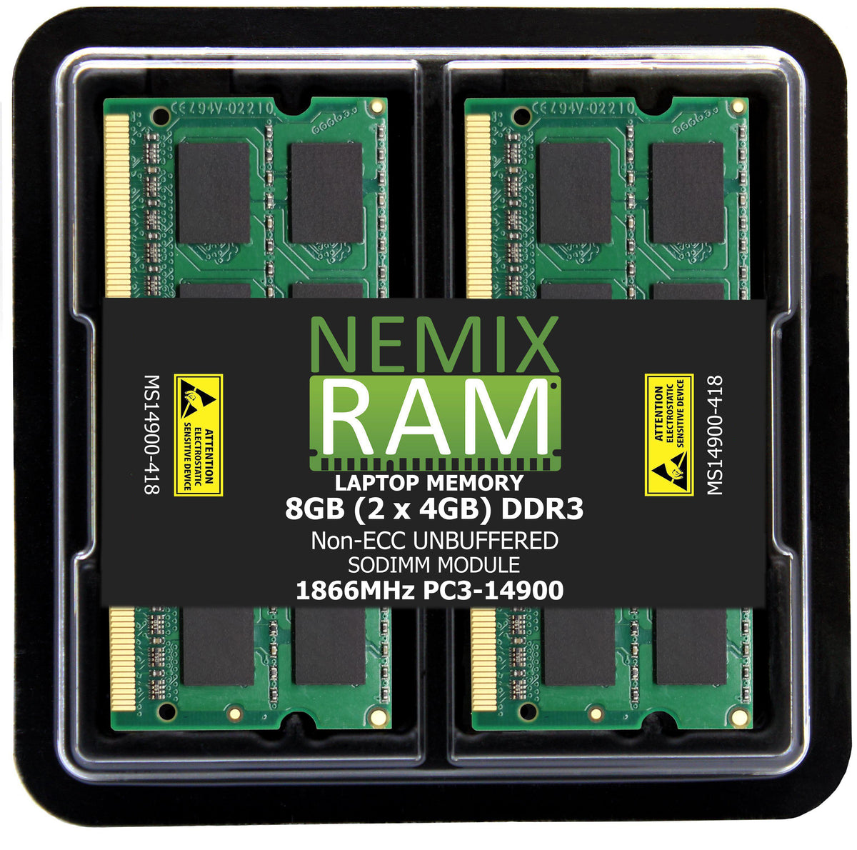 SYNOLOGY | DISKSTATION DS918+ | DDR3 1866MHz PC3-14900 NON-ECC SODIMM | NAS MEMORY UPGRADE