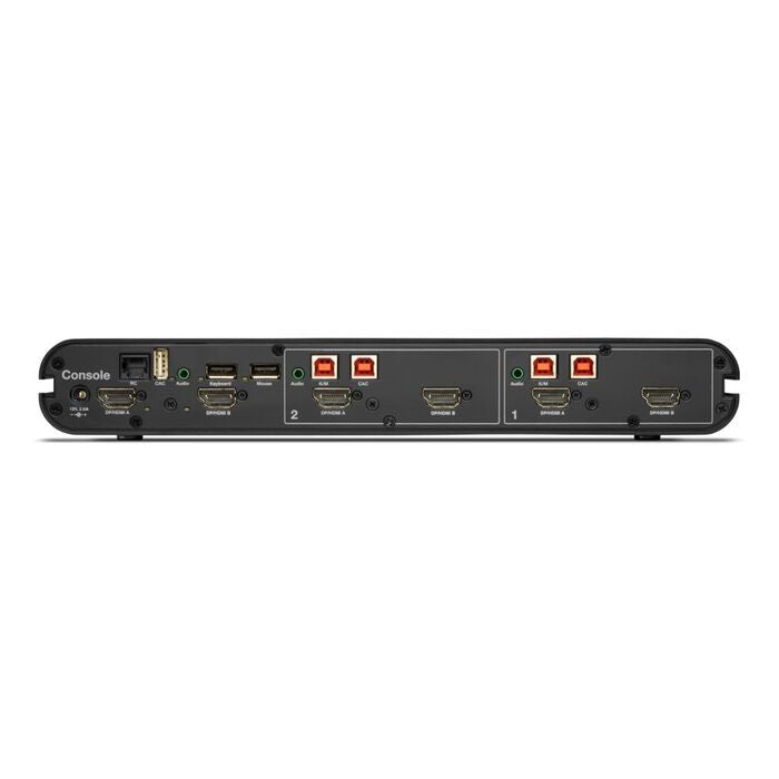 Belkin F1DN202KVM-UN-4 Secure Dual Monitor 4K KVM Switch (2-Port, NIAP Certified)