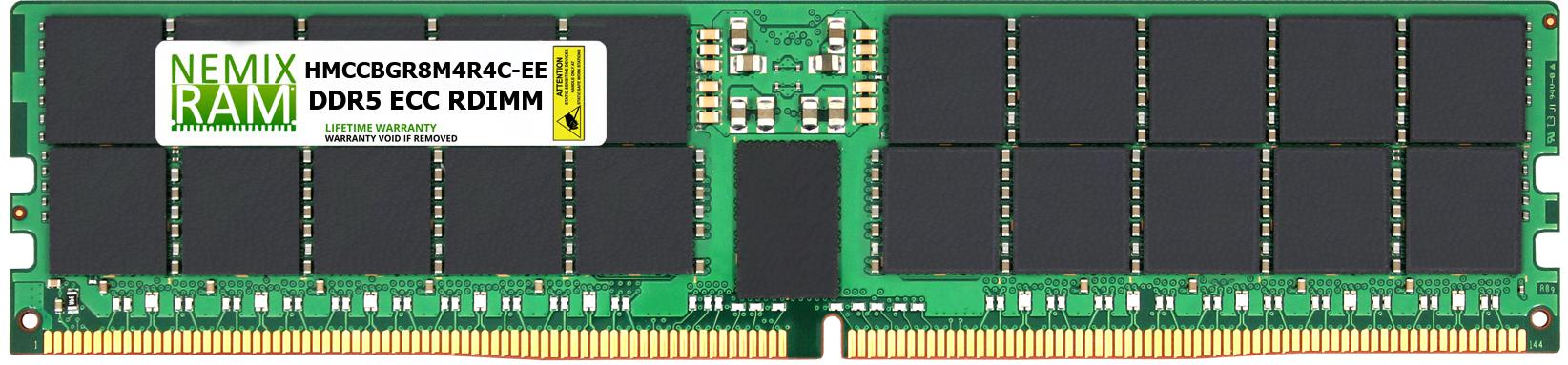 NEMIX RAM 256GB DDR5 4800MHz PC5-38400 ECC RDIMM Compatible with Hynix HMCCBGR8M4R4C-EE