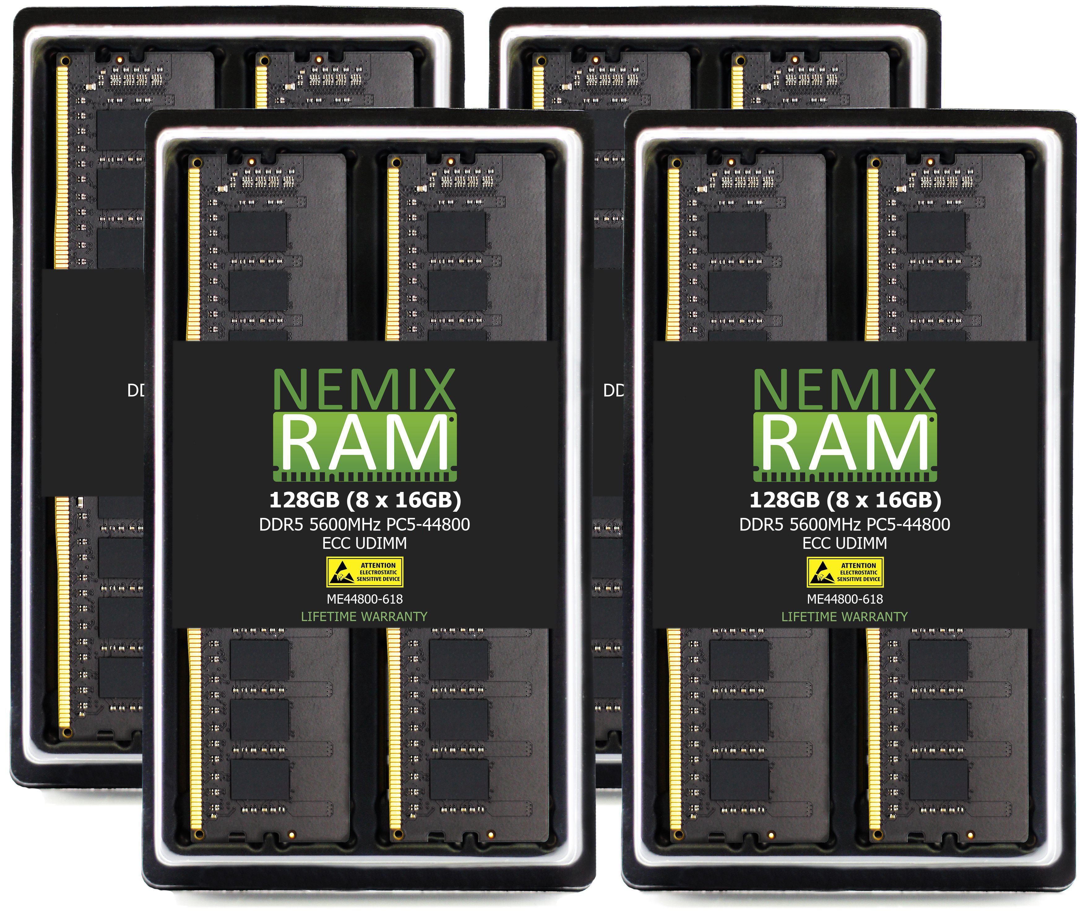 DDR5 5600MHz PC5-44800 ECC 288-pin UDIMM