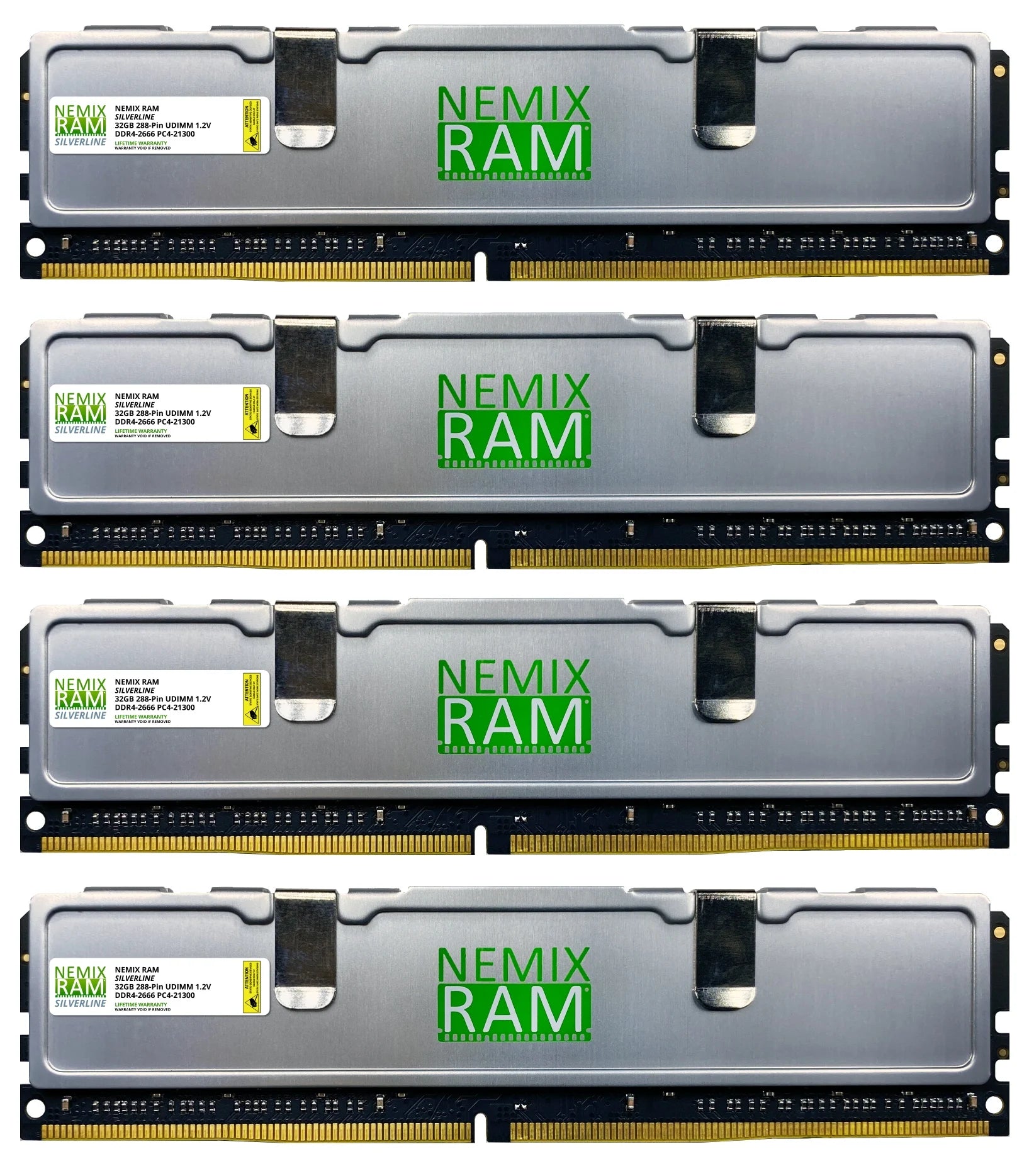 DDR4 3200MHZ PC4-25600 UDIMM 2RX8 Silver Line Gaming Memory