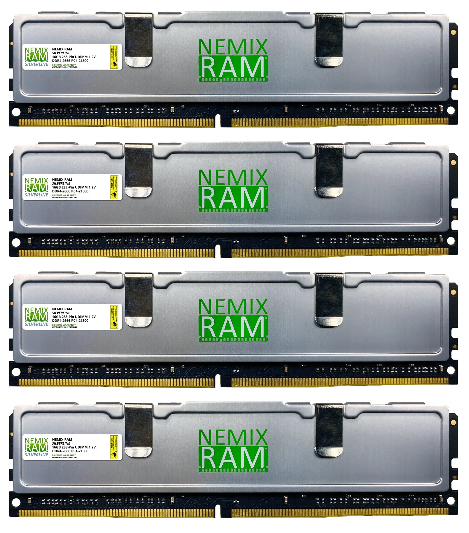 DDR4 3200MHZ PC4-25600 UDIMM 2RX8 Silver Line Gaming Memory