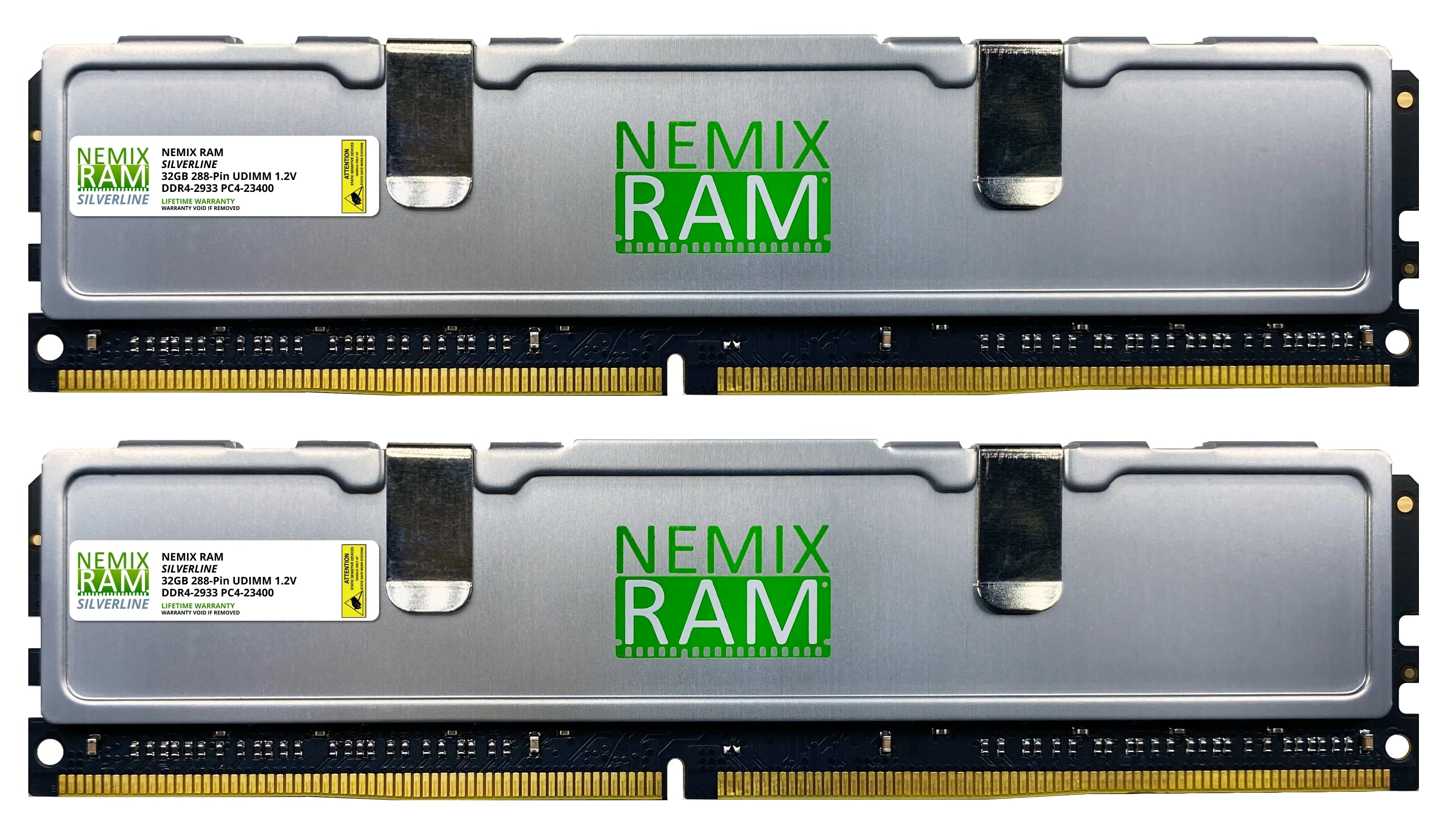 DDR4 3200MHZ PC4-25600 UDIMM 2RX8 Silver Line Gaming Memory