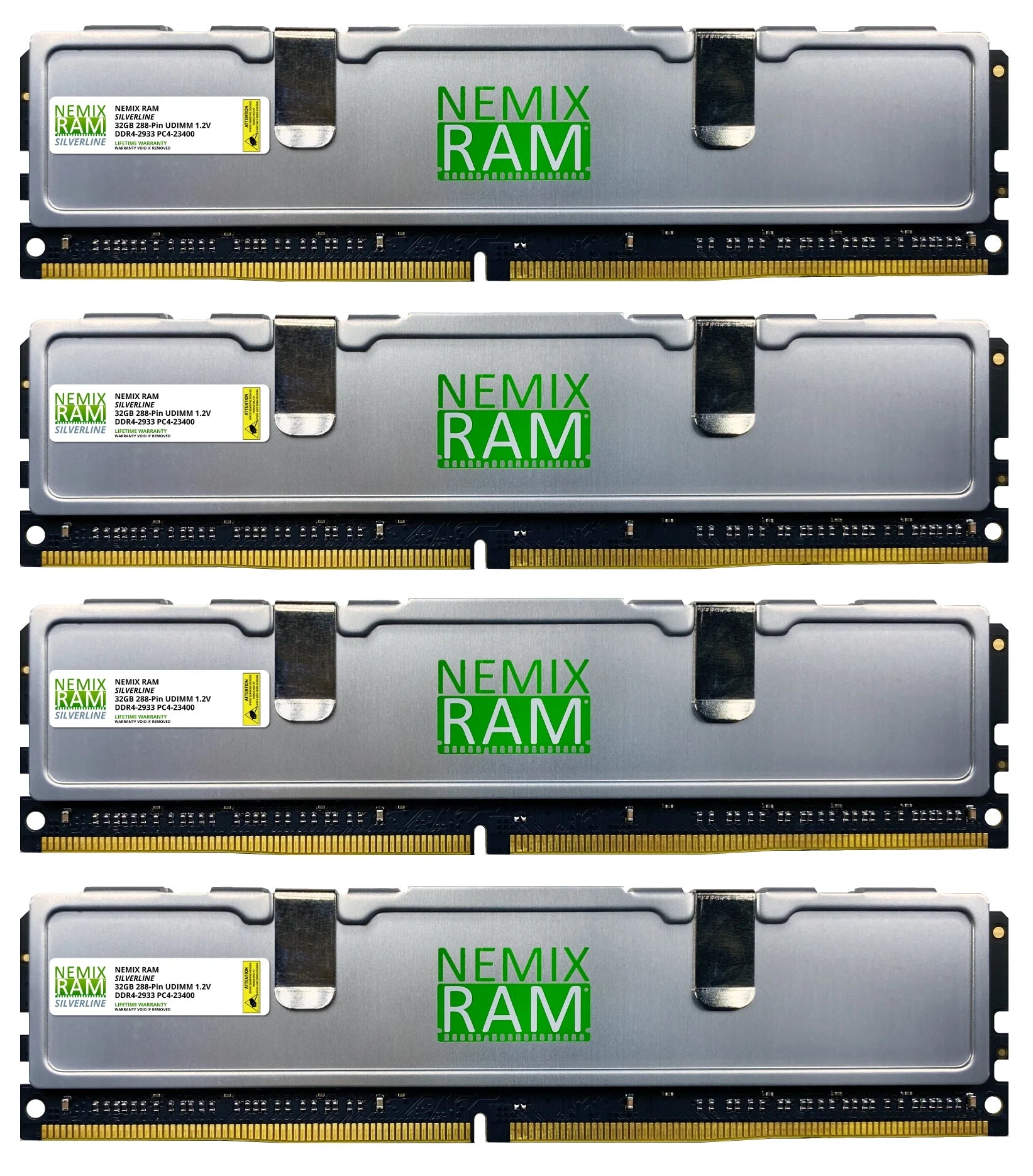 DDR4 3200MHZ PC4-25600 UDIMM 2RX8 Silver Line Gaming Memory