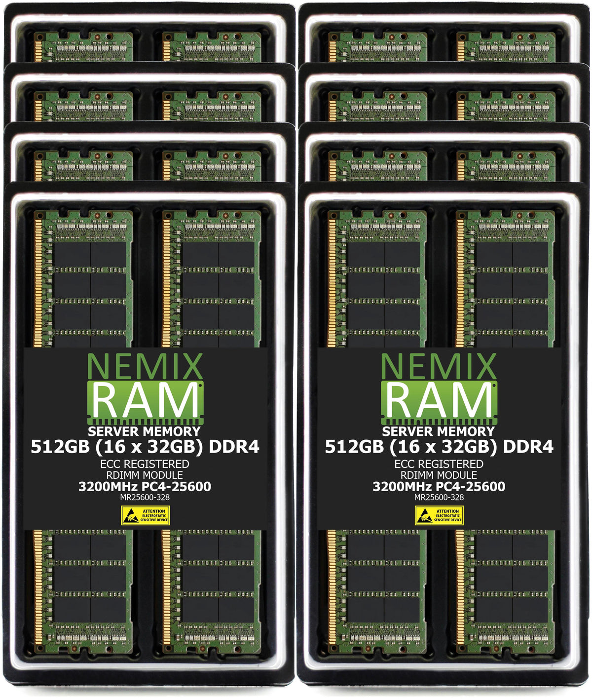 QNAP OEM Compatible RAM-64GDR4ECK0-RD-3200 | 64GB DDR4 3200MHz PC4-25600 ECC RDIMM