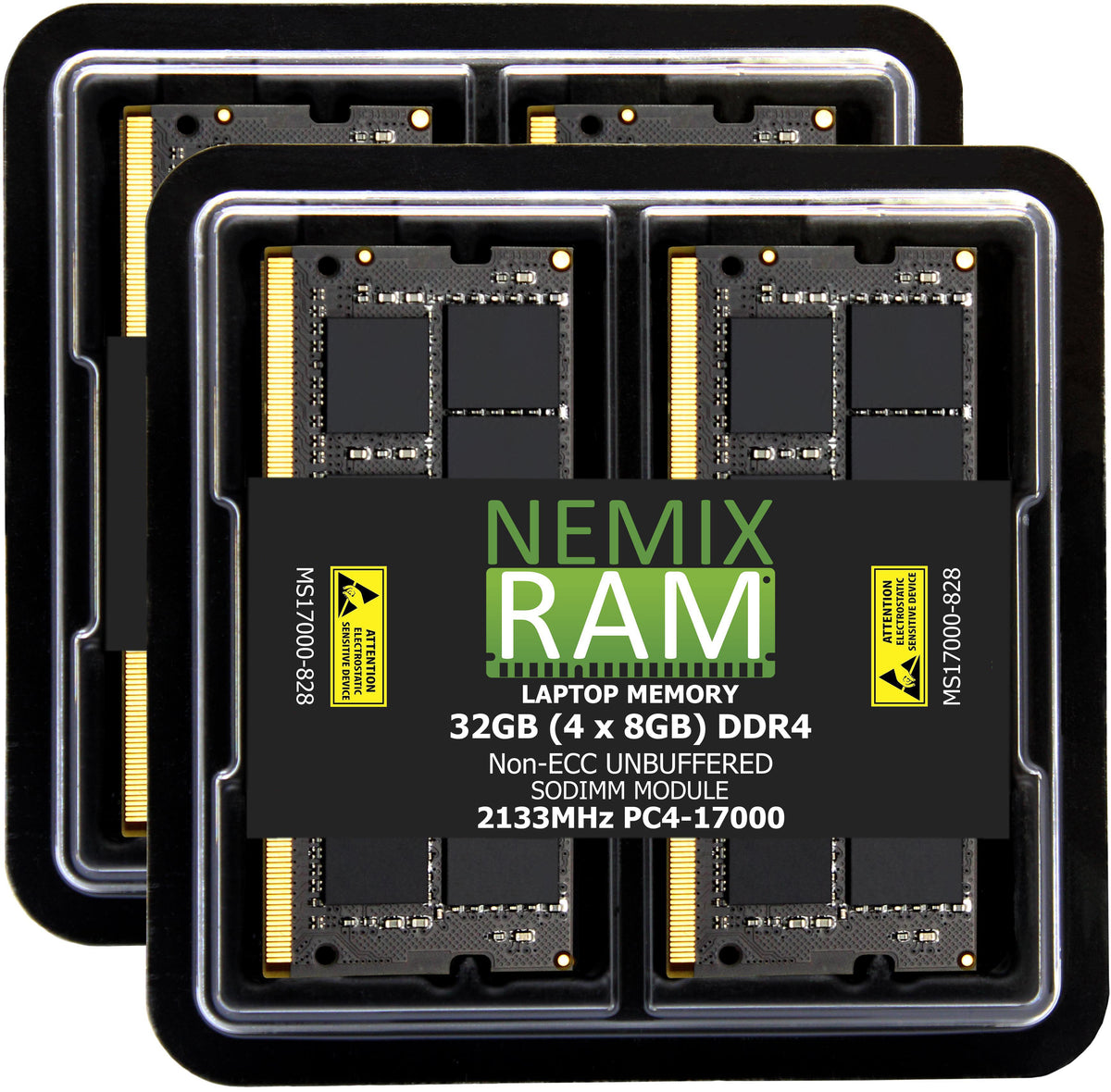 QNAP OEM Compatible RAM-8GDR4K0-SO-2133 | 8GB DDR4 2133MHz PC4-17000 NON-ECC SODIMM