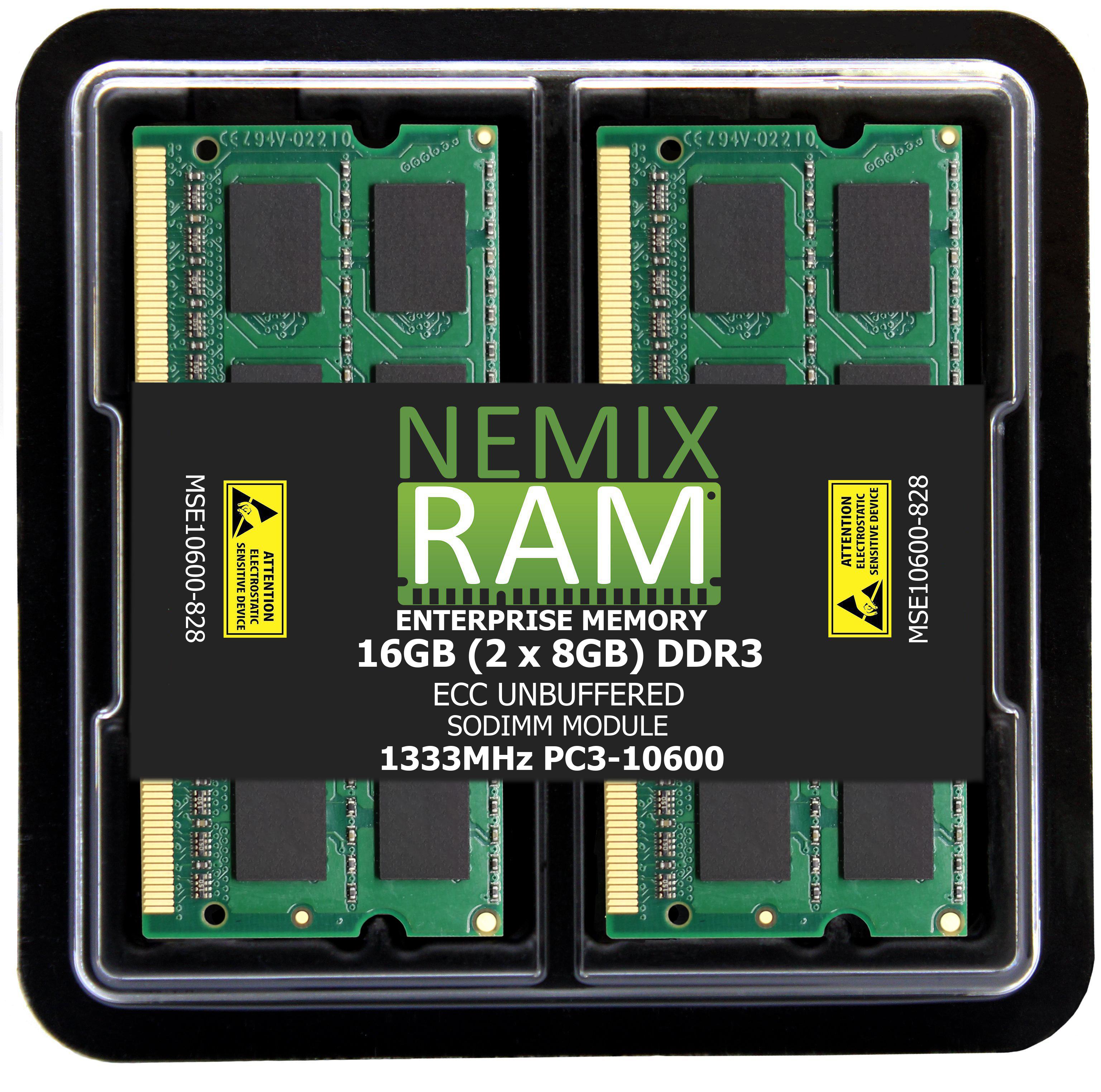 DDR3 1333MHZ PC3-10600 ECC SODIMM 2RX8