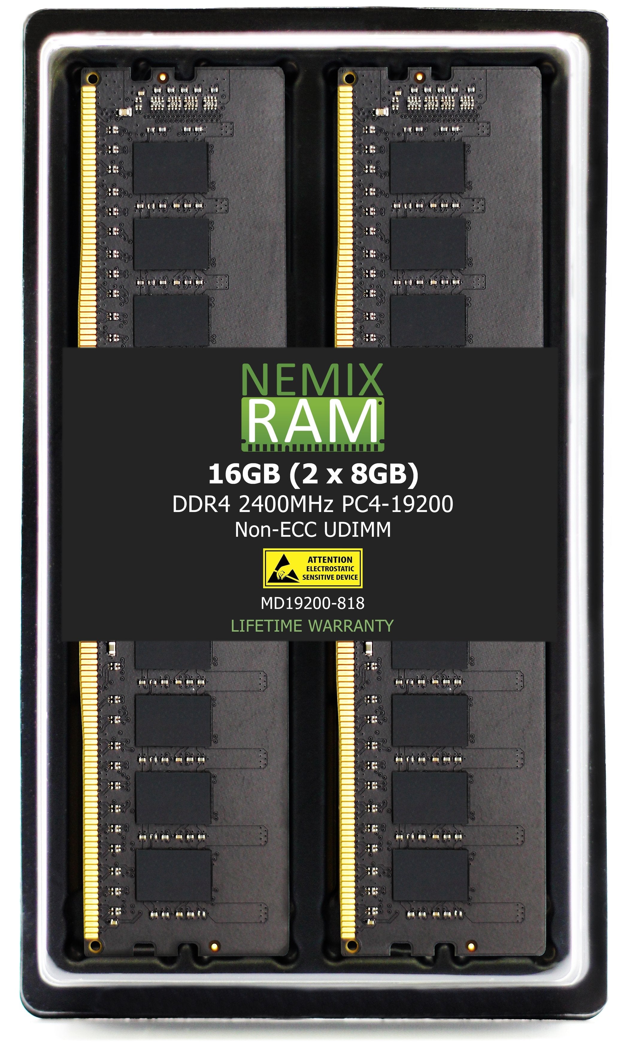 DDR4 2400MHZ PC4-19200 UDIMM 1RX8