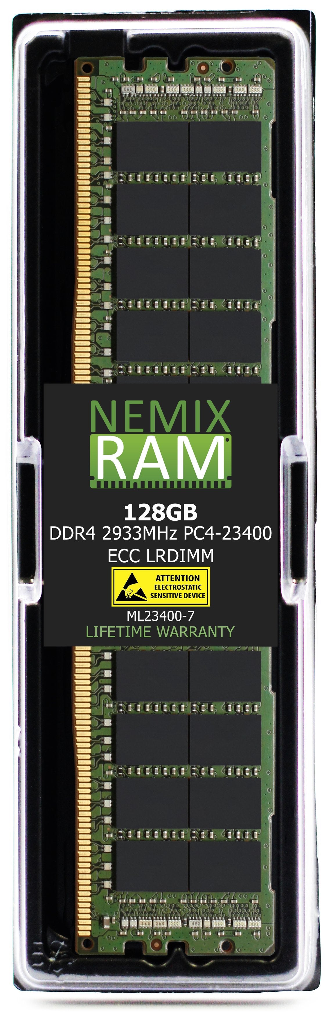 128GB DDR4 2933MHZ PC4-23400 LRDIMM Compatible with Supermicro MEM-DR412L-SL01-LR29