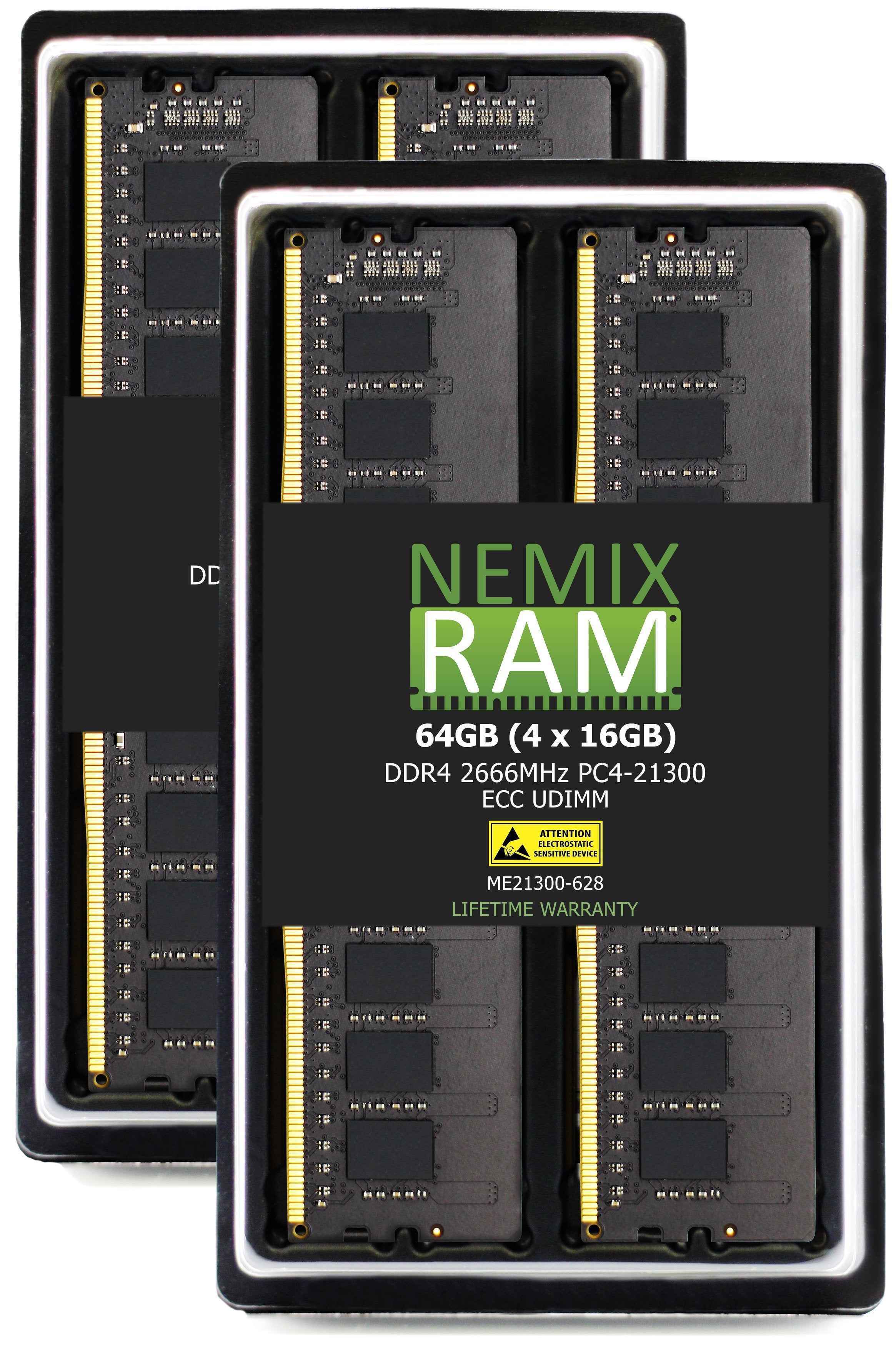 DDR4 2666MHZ PC4-21300 ECC UDIMM Compatible with Synology RackStation RS3621xs+