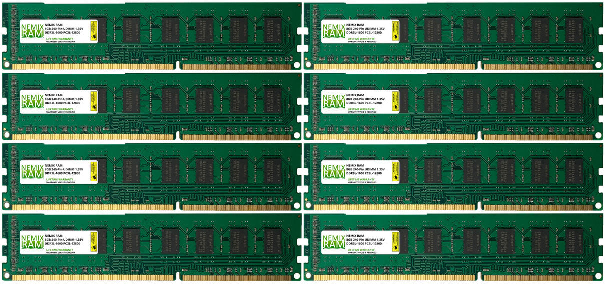 DDR3 1600MHZ PC3-12800 ECC UDIMM 2RX8
