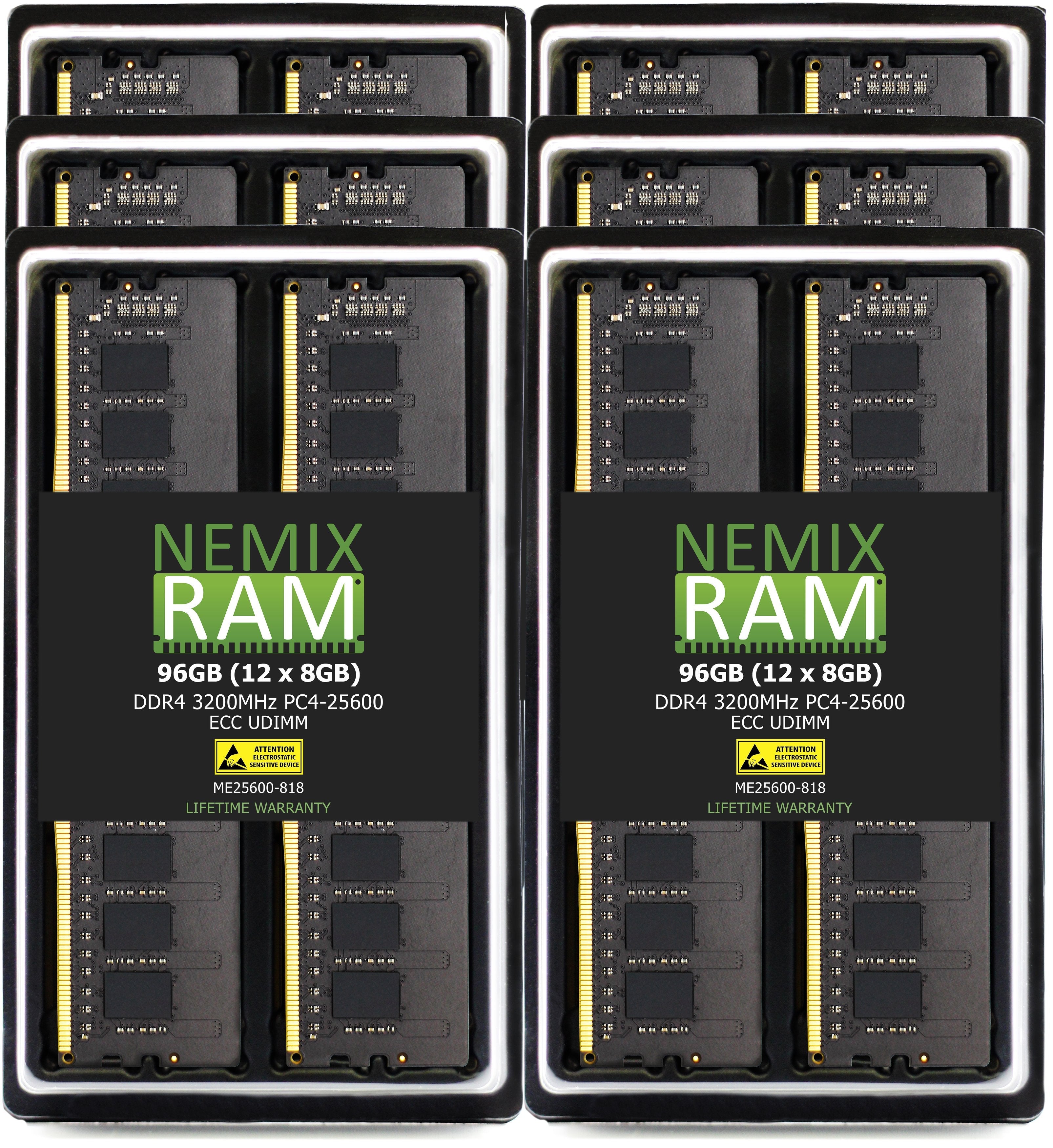 DDR4 3200MHZ PC4-25600 ECC UDIMM 1RX8