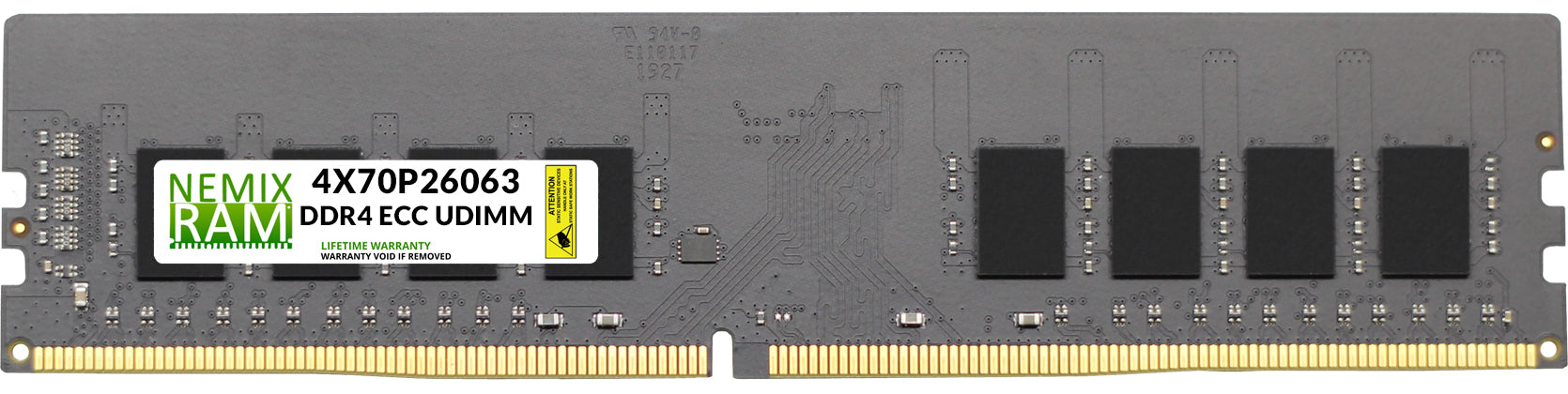 RAM Lenovo 16GB DDR4 ECC 2400MHz – Modulo Singolo 00PH895 Per Server E Workstation