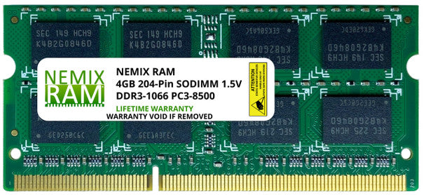 DDR3 1066MHZ PC3-8500 SODIMM 2RX8
