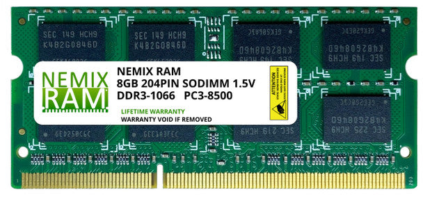 DDR3 1066MHZ PC3-8500 SODIMM 2RX8