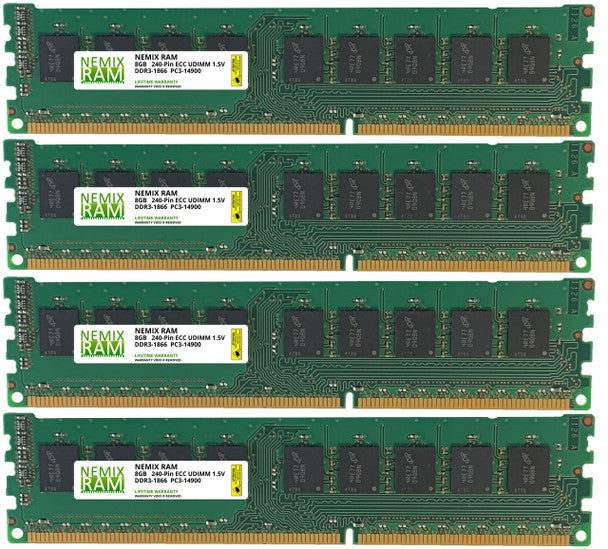 DDR3 1866MHZ PC3-14900 ECC UDIMM 2RX8