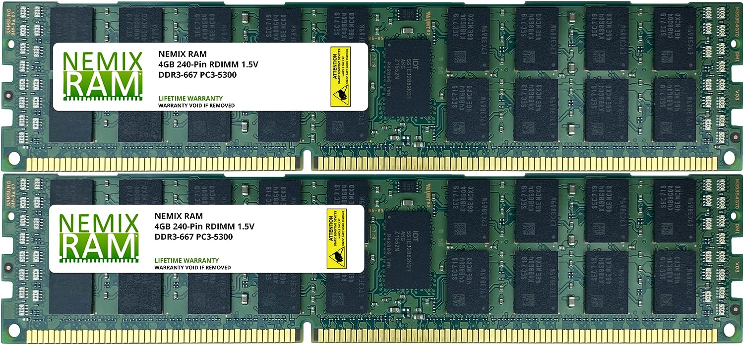 DDR2 RDIMM Server RAM Memory Upgrade