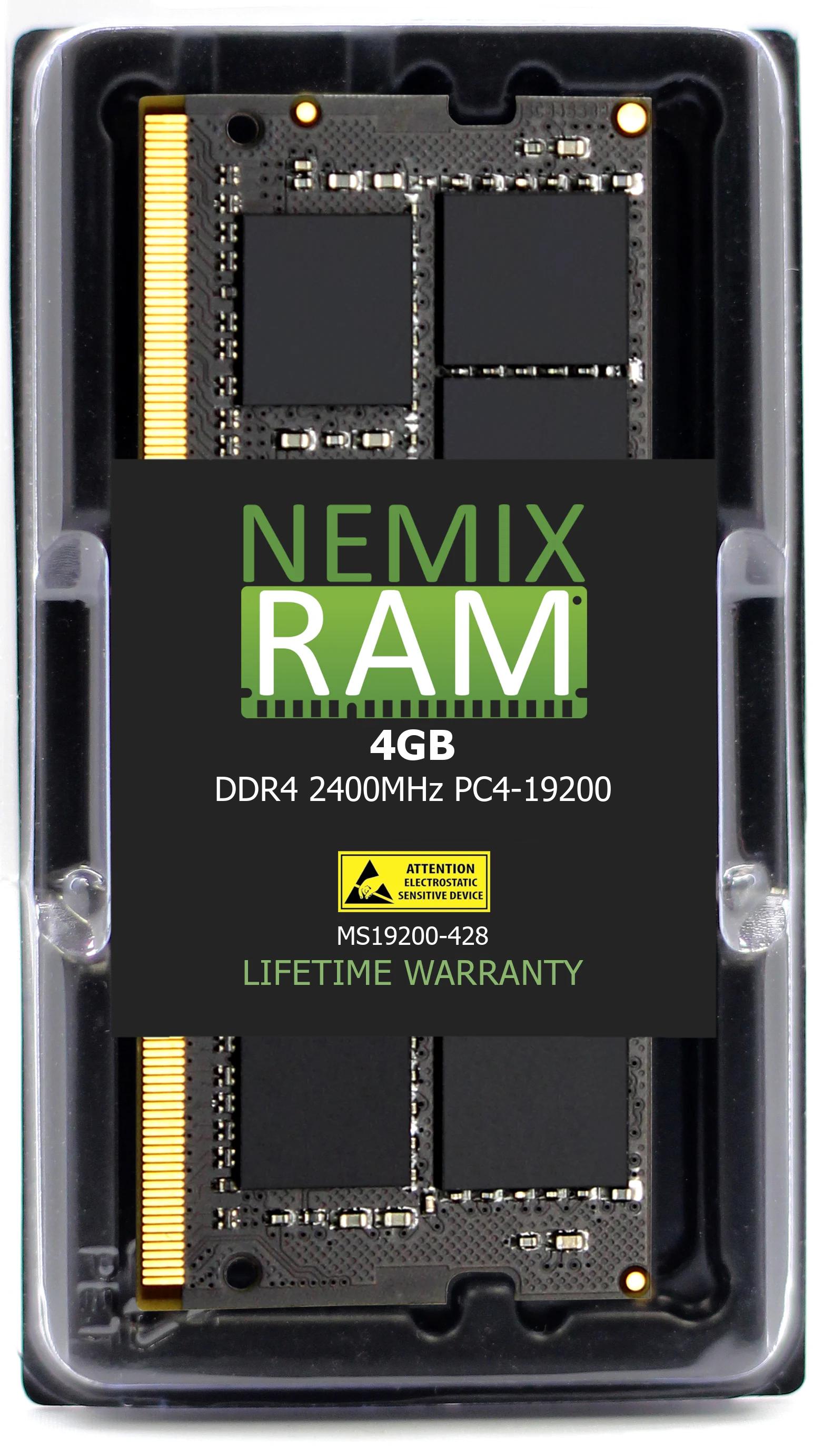 NEMIX RAM Memory Upgrade equivalent to ASUSTOR AS-4GD4 92M11-S4D40 SODIMM Memory module