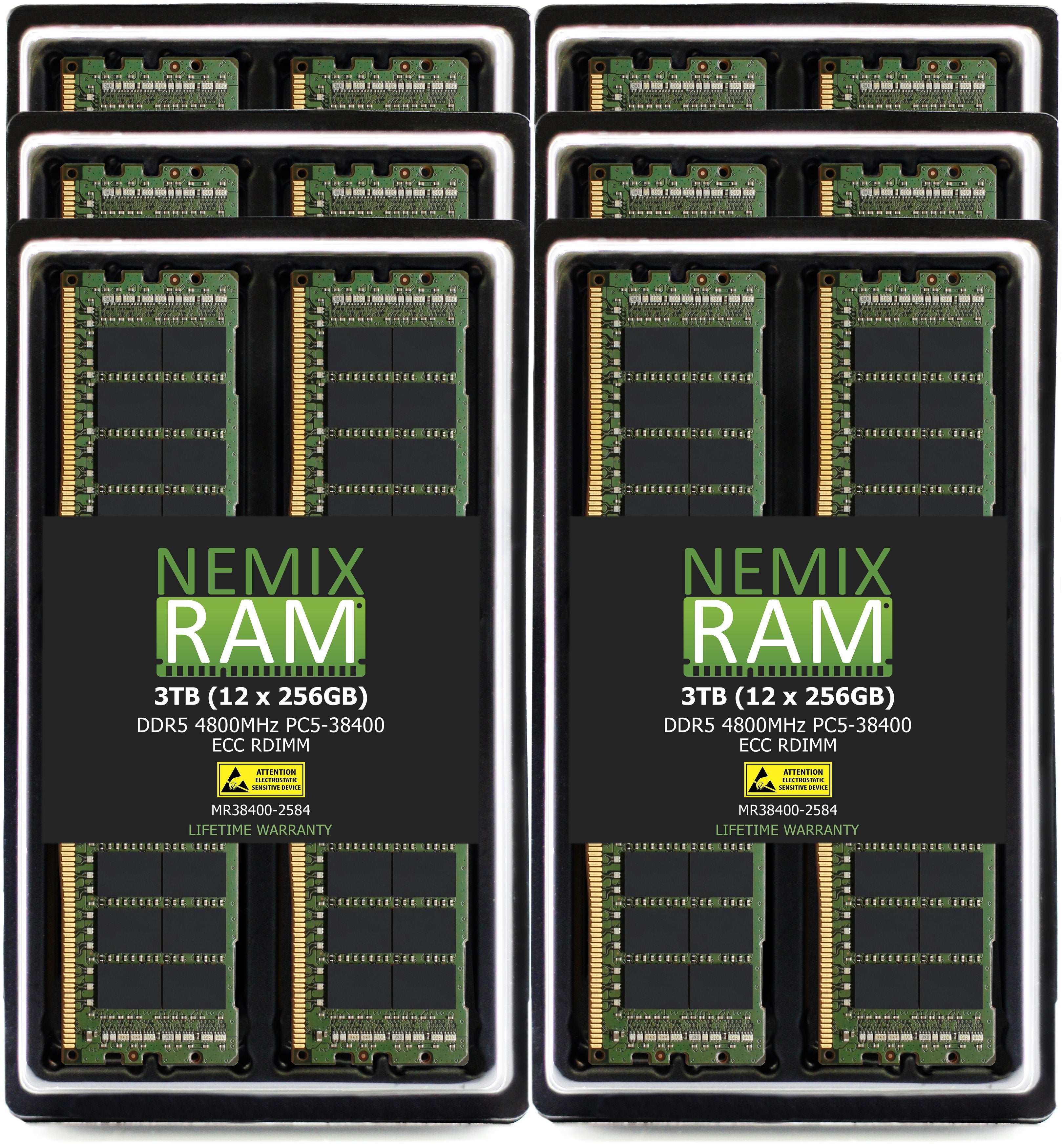 SUPERMICRO - CloudDC SuperServer SYS-621C-TN12R SYS-611C-TN4R SYS-121C-TN2R SYS-121C-TN10R Super X13DDW-A Motherboard Memory Upgrade