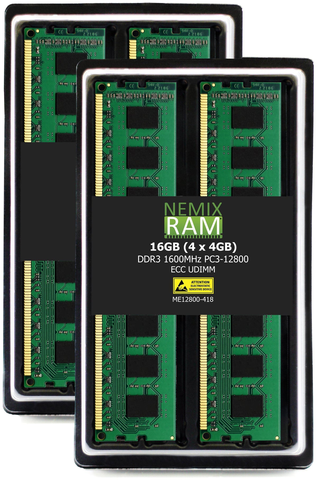 ASUSTOR | AS7012RDX | DDR3 1600MHz PC3-12800 ECC UDIMM | NAS MEMORY UPGRADE