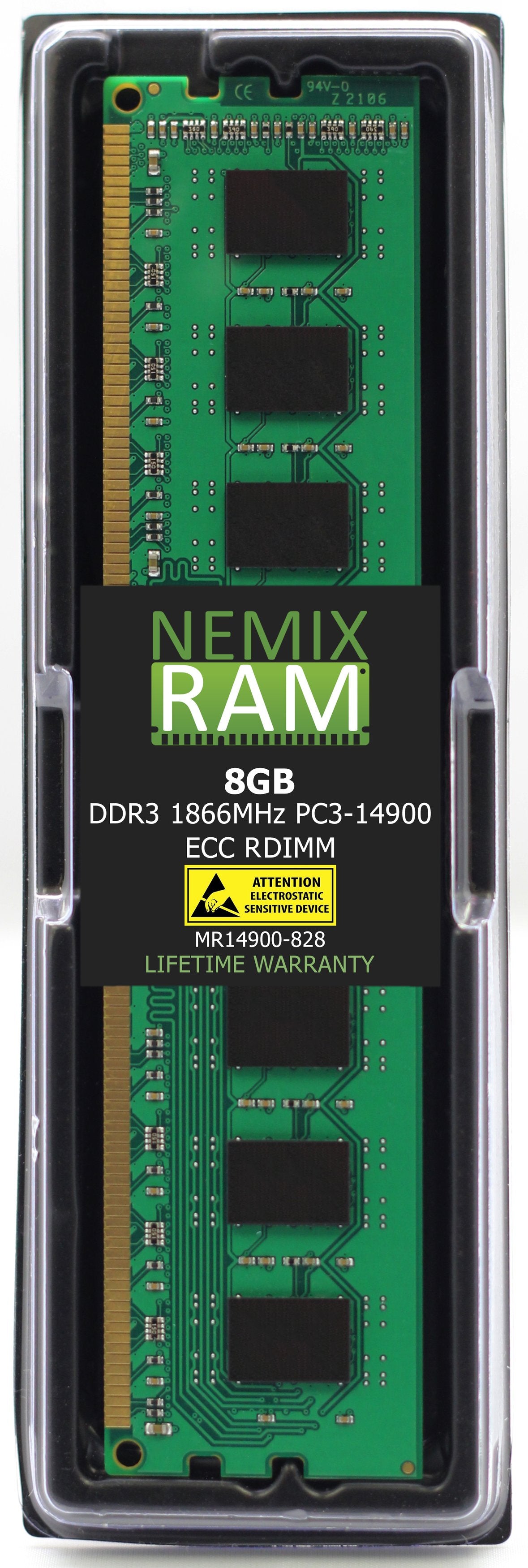 Samsung M393B1G73EB0-CMA 8GB DDR3 1866MHZ PC3-14900 ECC RDIMM 2Rx8 Compatible Memory