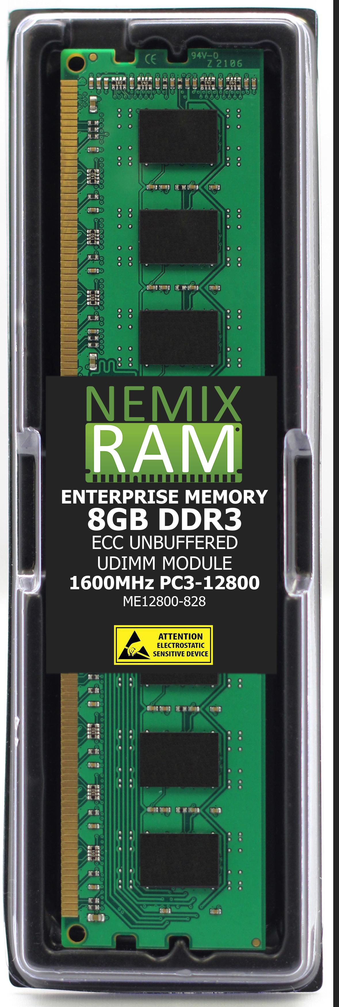 ASUSTOR | AS7012RDX | DDR3 1600MHz PC3-12800 ECC UDIMM | NAS MEMORY UPGRADE