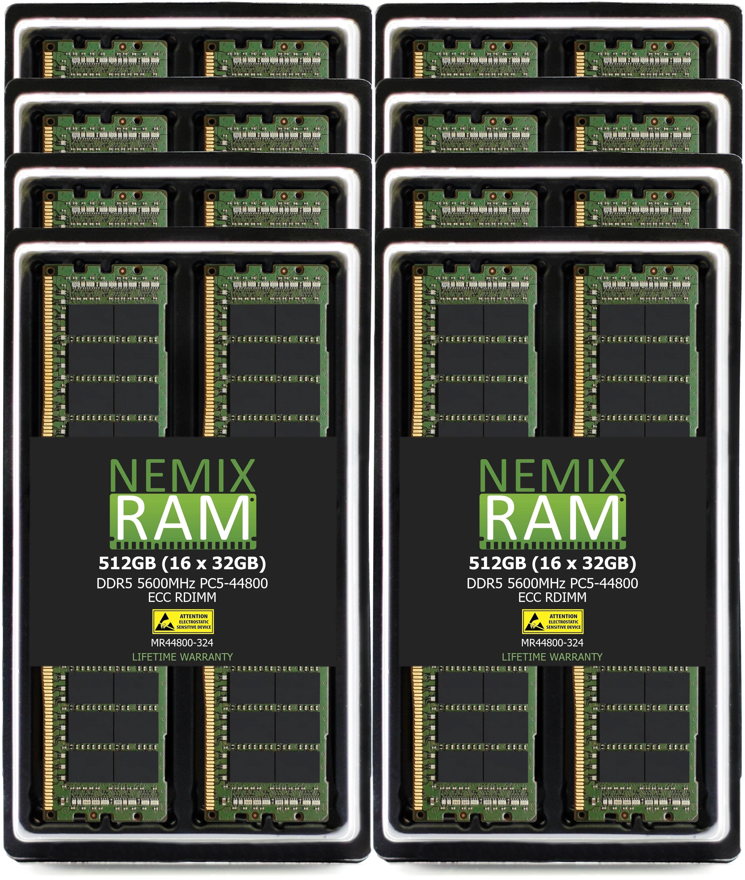 DDR5 5600MHz PC5-44800 RDIMM 2Rx4