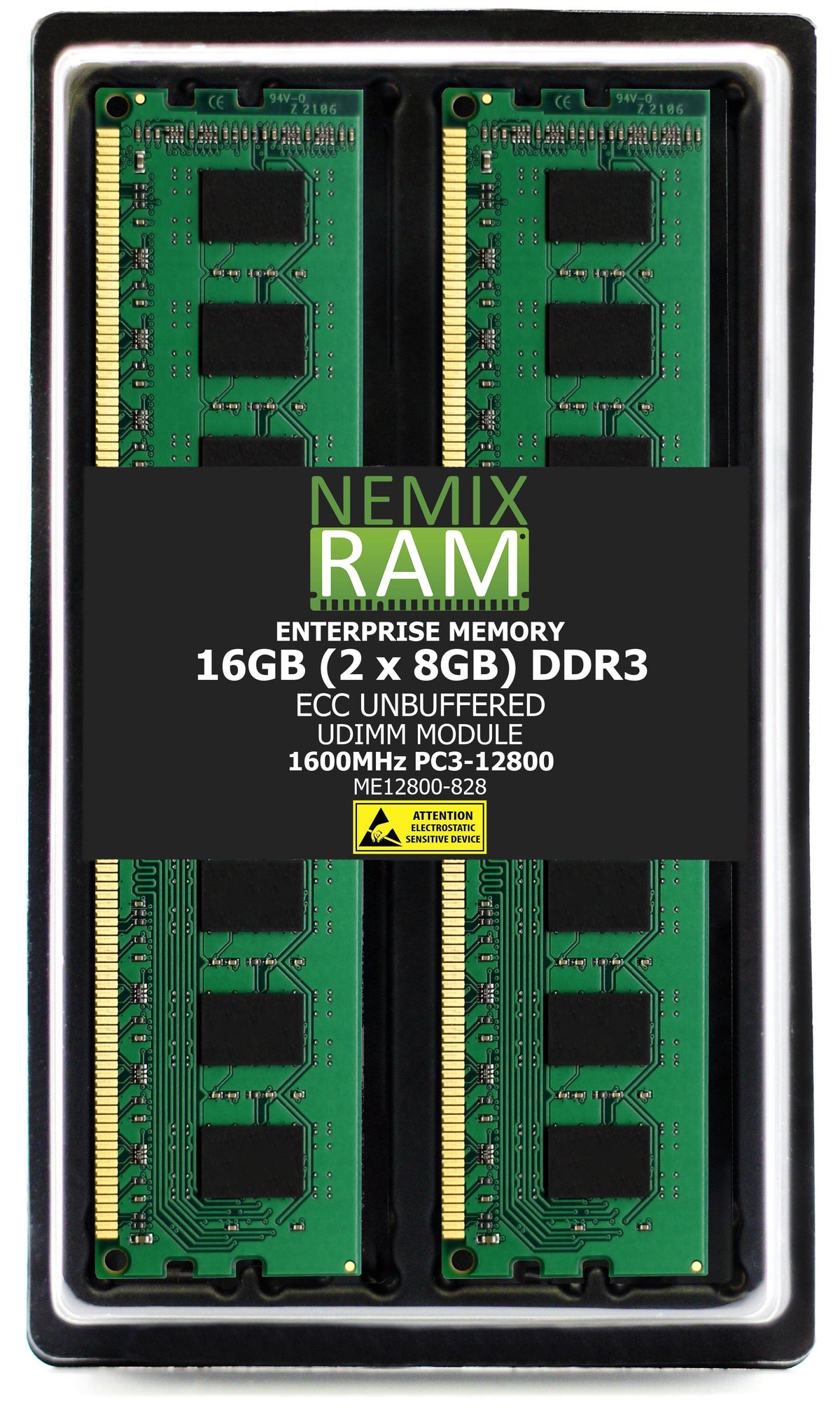 ASUSTOR | AS7012RDX | DDR3 1600MHz PC3-12800 ECC UDIMM | NAS MEMORY UPGRADE