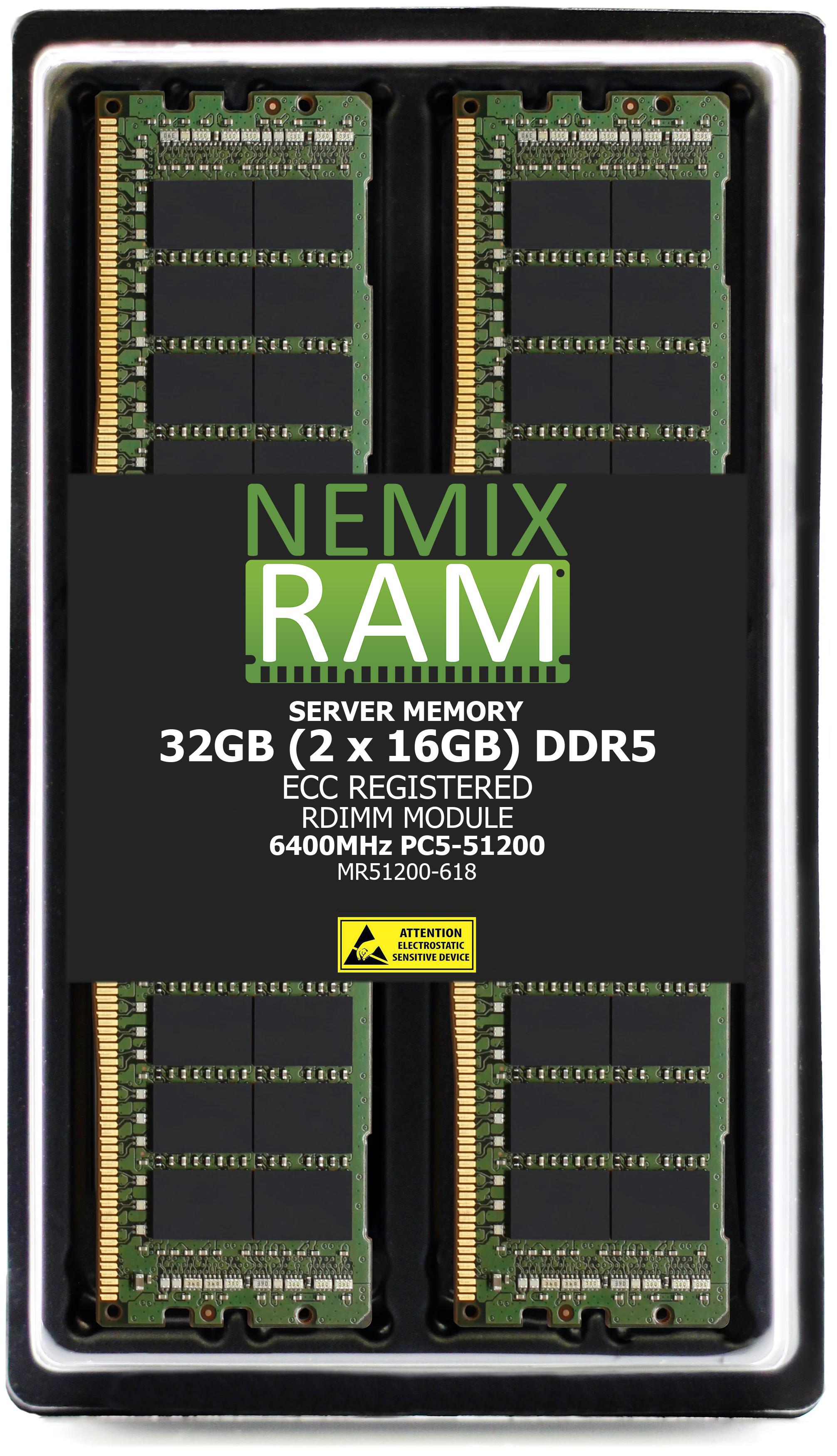 NEMIX RAM Memory Compatible with Supermicro H14DSG-O-CPU Motherboard - DDR5 6400MHz PC5-51200