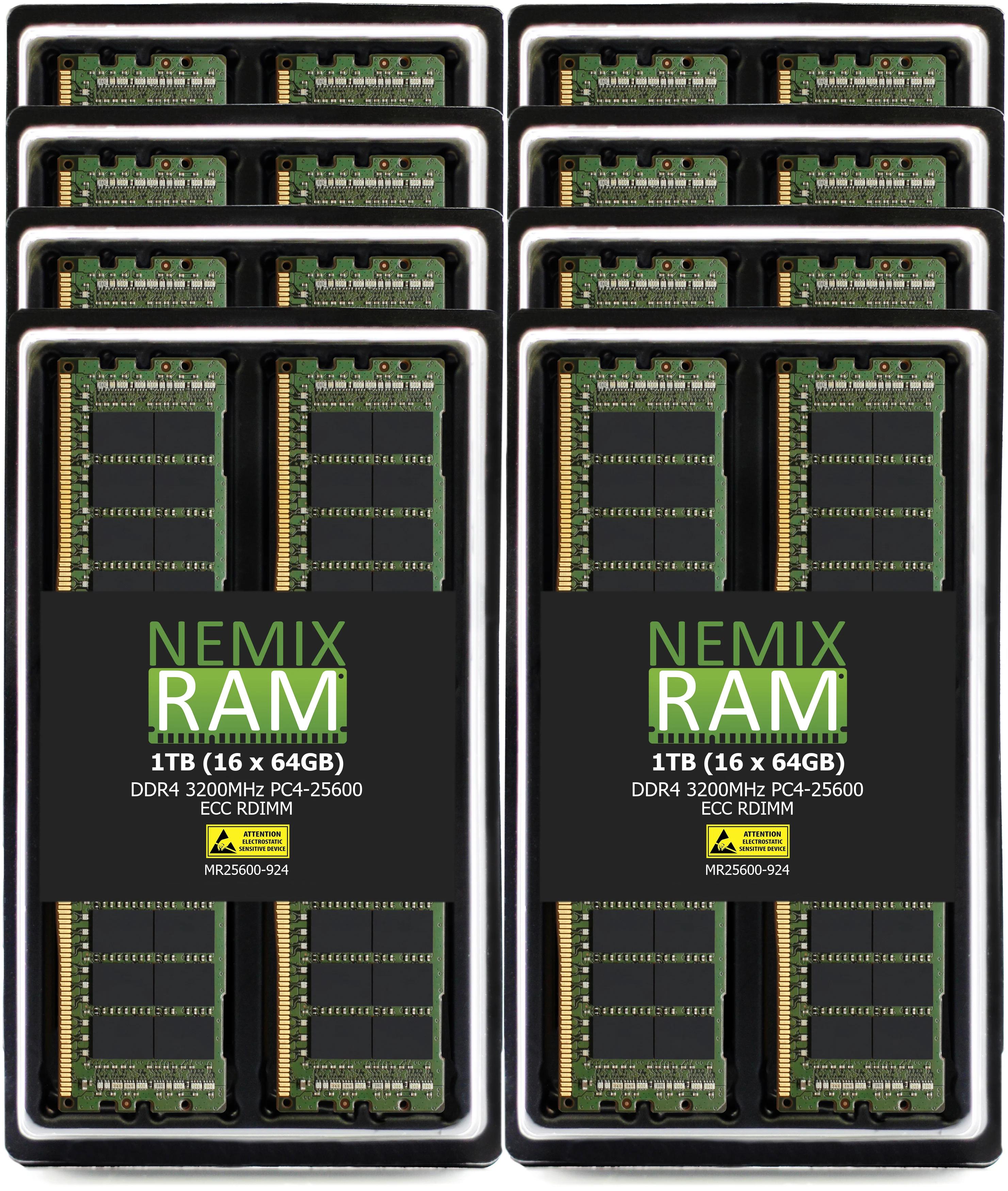 NEMIX RAM Memory Compatible with Hypertec ORION HD525D-G5C-24T4N/HD525D-G5C-08T4N High Density Server