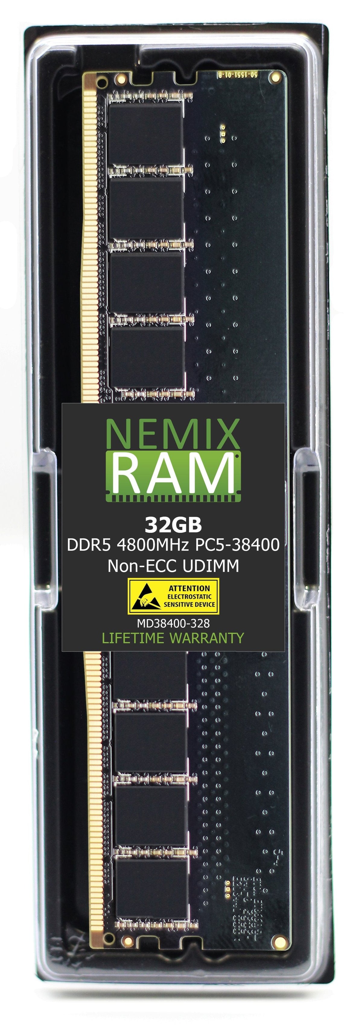 QNAP OEM Compatible RAM-32GDR5N0-UD-4800 | 32GB DDR5 4800MHz PC5-38400 NON-ECC UDIMM