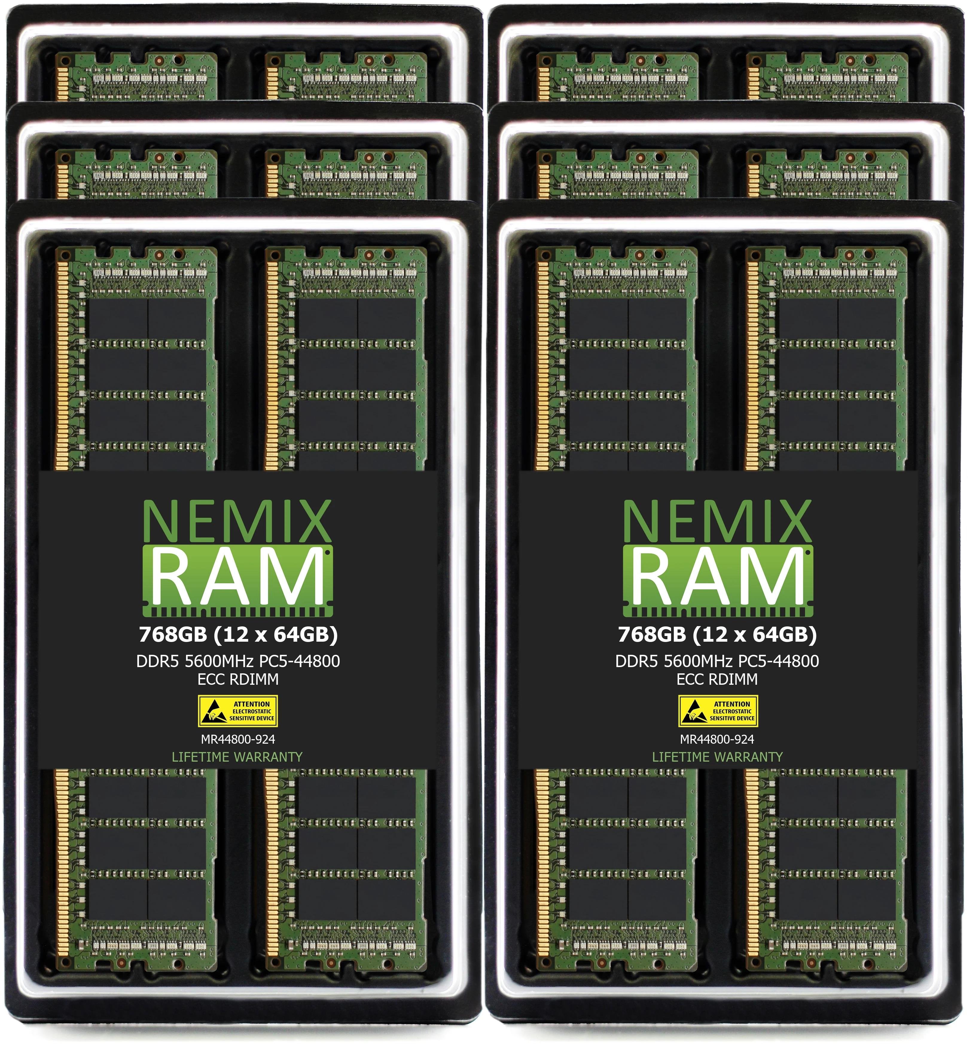 DDR5 5600MHz PC5-44800 RDIMM 2Rx4