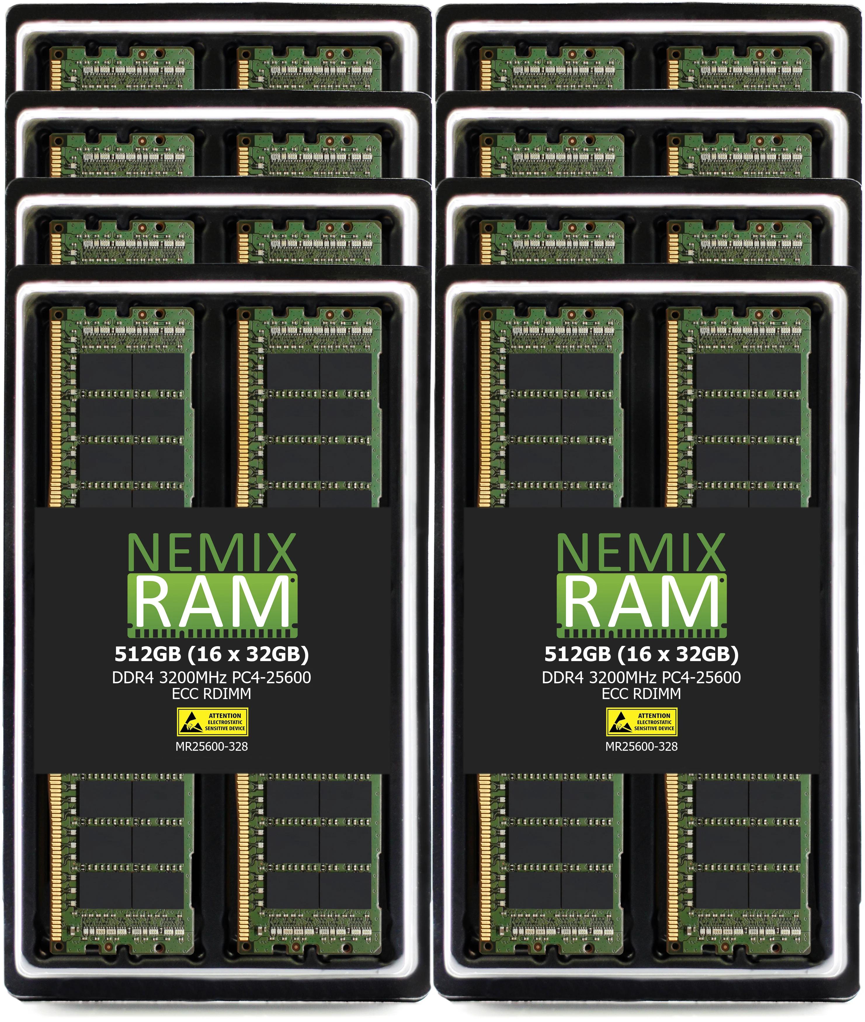 NEMIX RAM Memory Compatible with Hypertec ORION HD525D-G5C-24T4N/HD525D-G5C-08T4N High Density Server