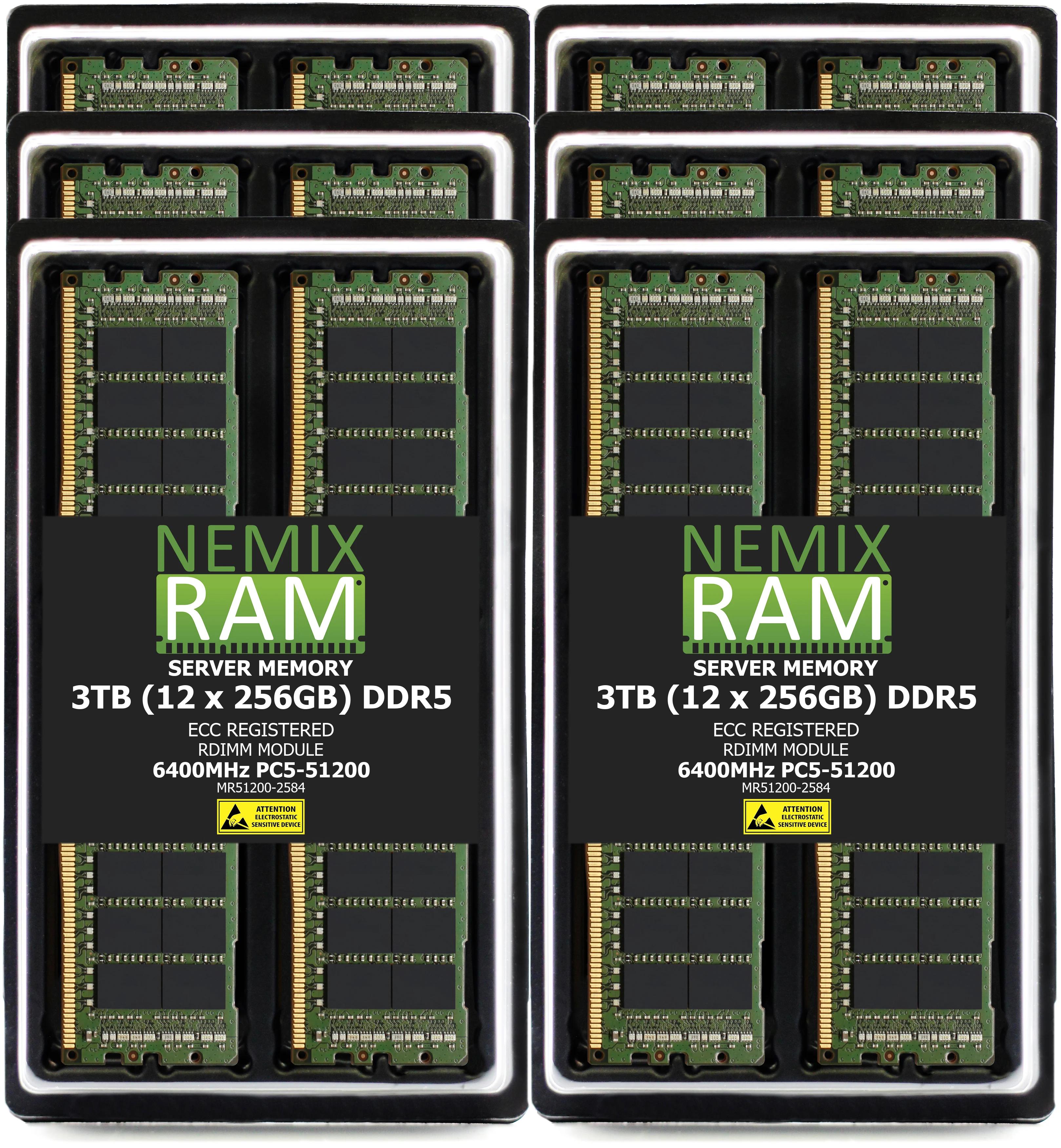 NEMIX RAM Memory Compatible with Supermicro H13SSL-N Motherboard - DDR5 6400MHz PC5-51200