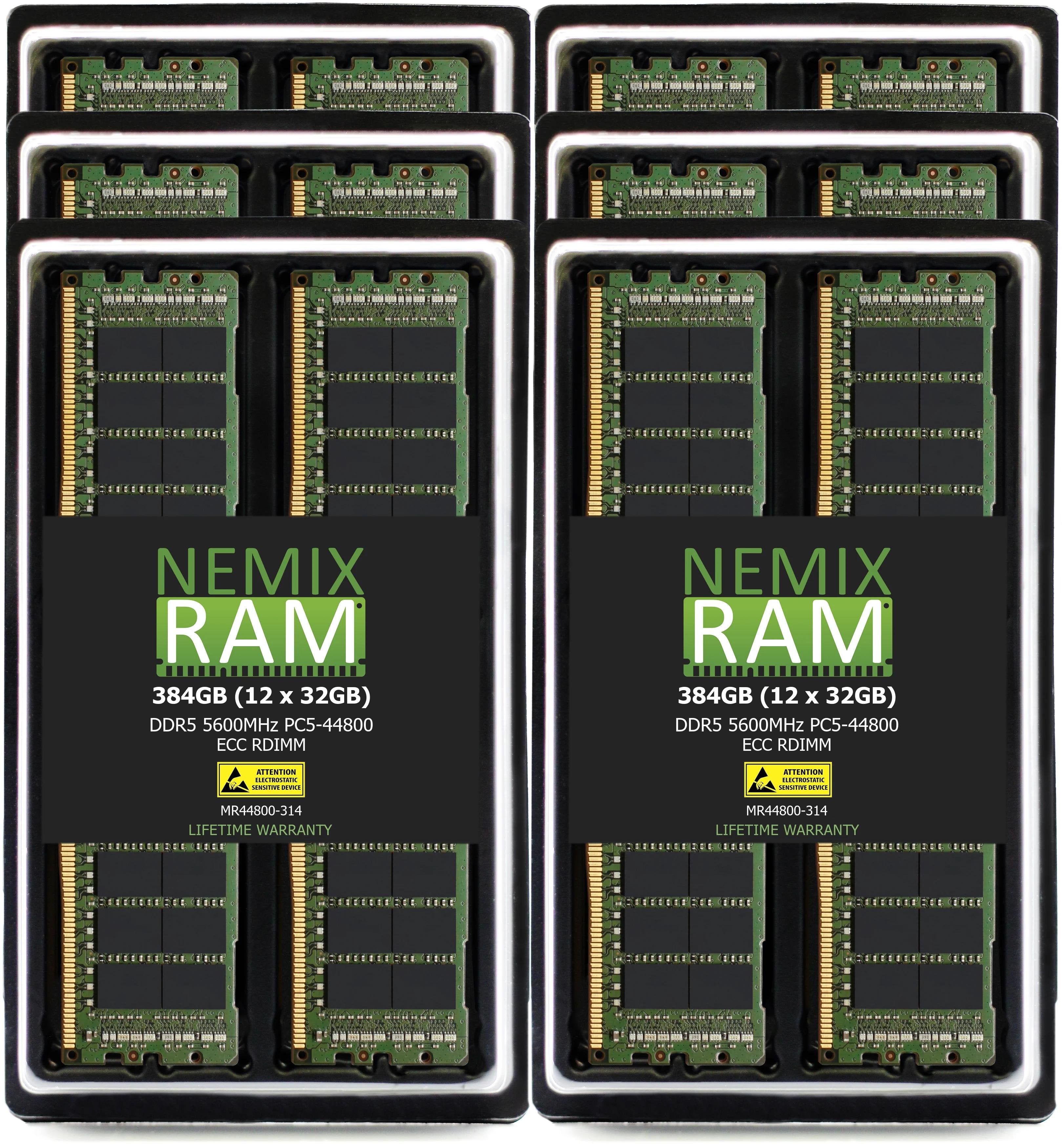 DDR5 5600MHz PC5-44800 RDIMM 1Rx4