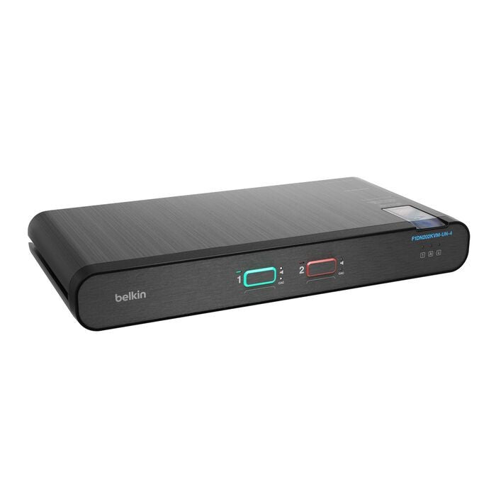 Belkin F1DN202KVM-UN-4 Secure Dual Monitor 4K KVM Switch (2-Port, NIAP Certified)