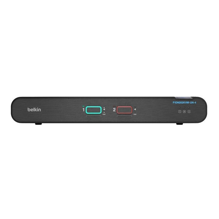 Belkin F1DN202KVM-UN-4 Secure Dual Monitor 4K KVM Switch (2-Port, NIAP Certified)