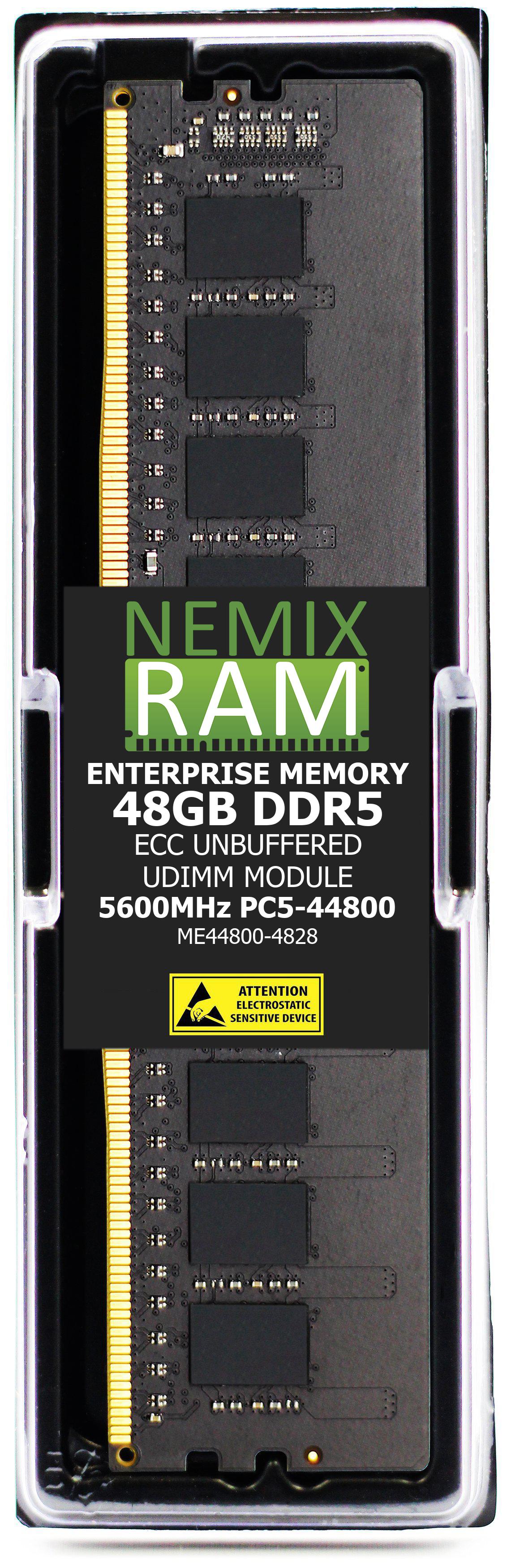 TS-h1277AFX Compatible Memory Upgrades - DDR5 5600MHz PC5-44800 - ECC UDIMM