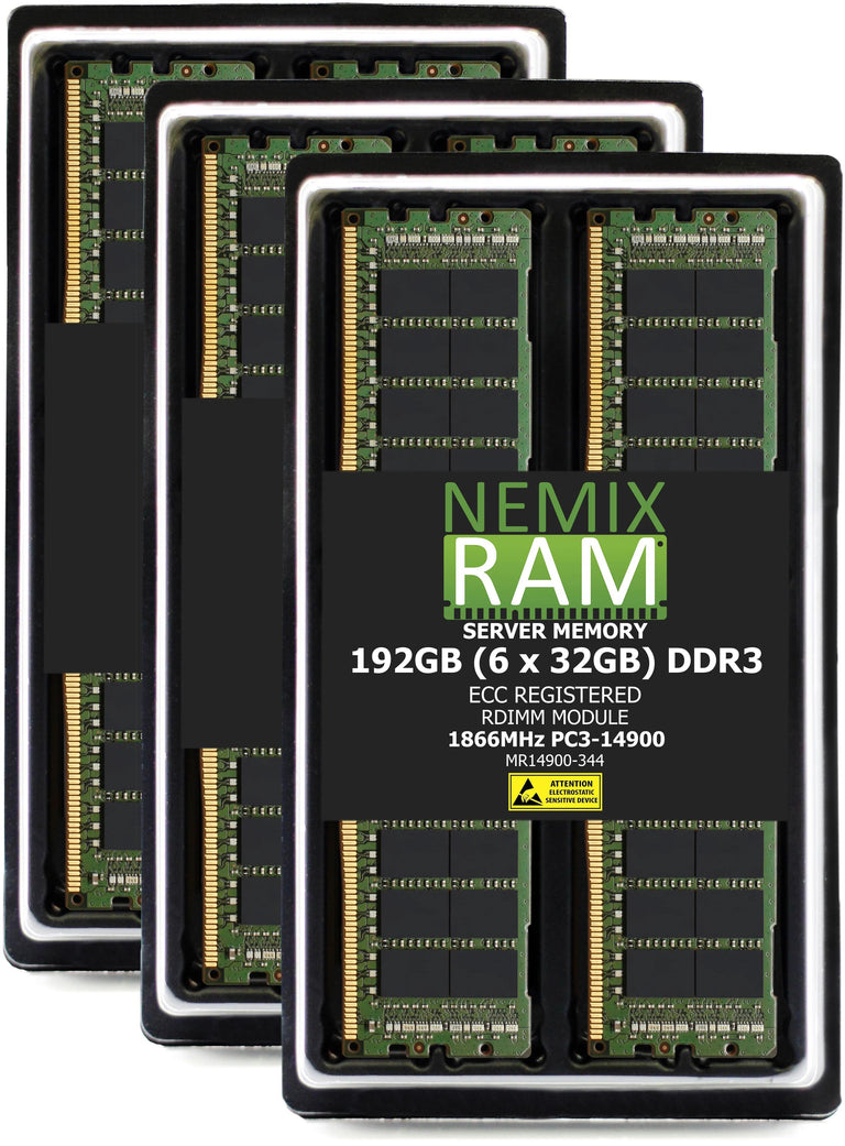 A-Tech 192GB (12 x 16GB) DDR3 1333MHz ECC RDIMM Memory Kit for