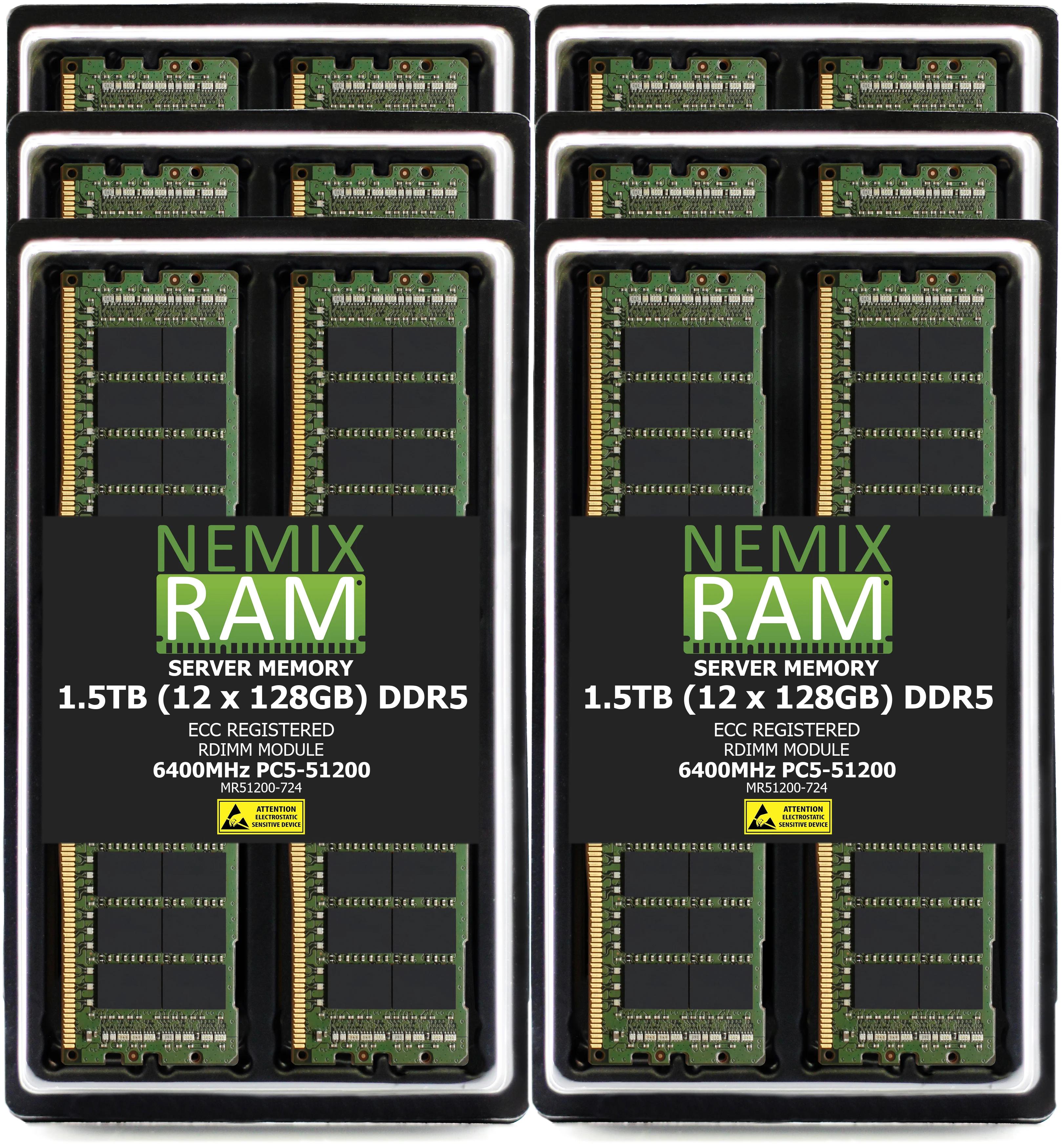 DDR5 6400MHz PC5-51200 RDIMM