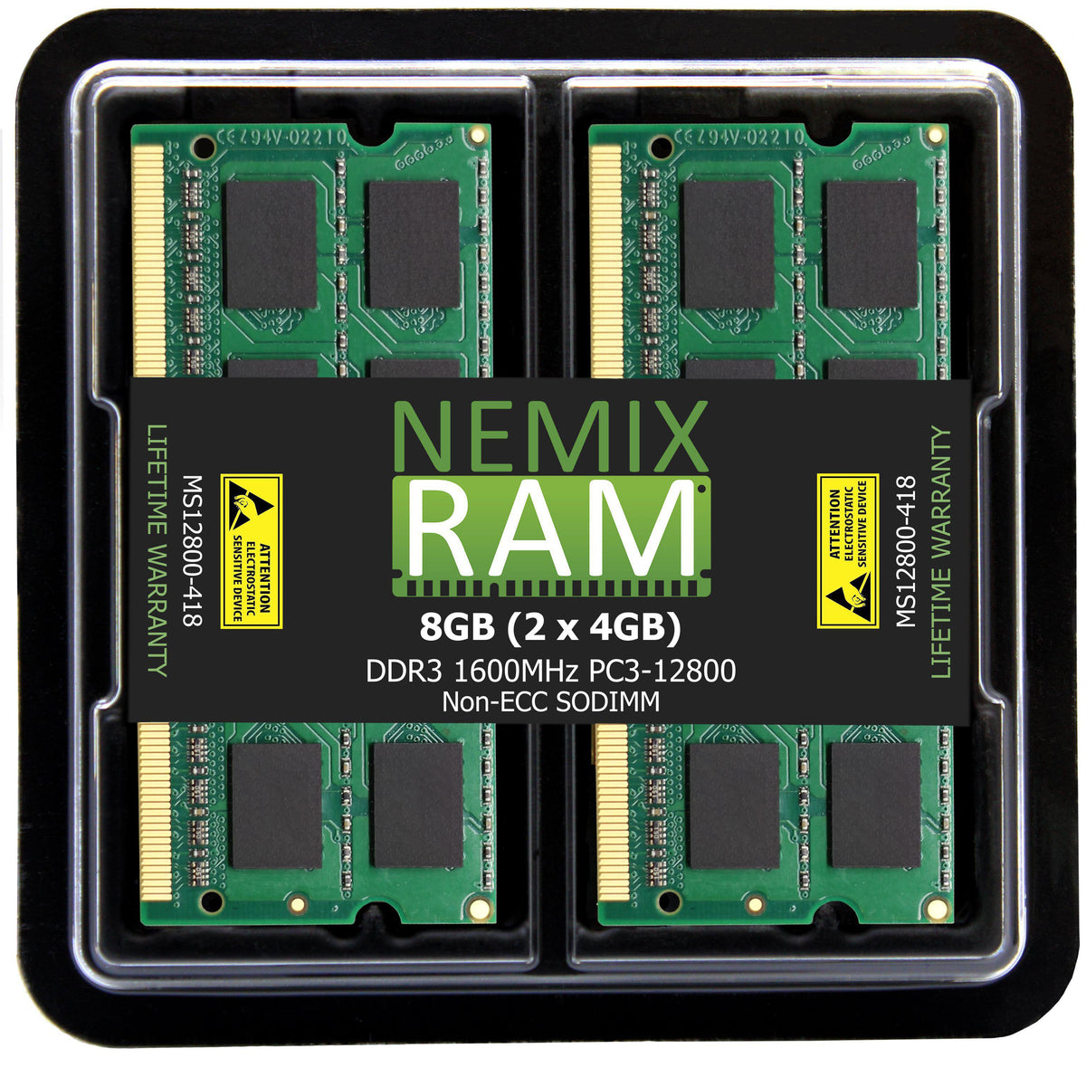 SYNOLOGY | RACKSTATION RS818RP+ | DDR3 1600MHz PC3-12800 NON-ECC SODIMM | NAS MEMORY UPGRADE