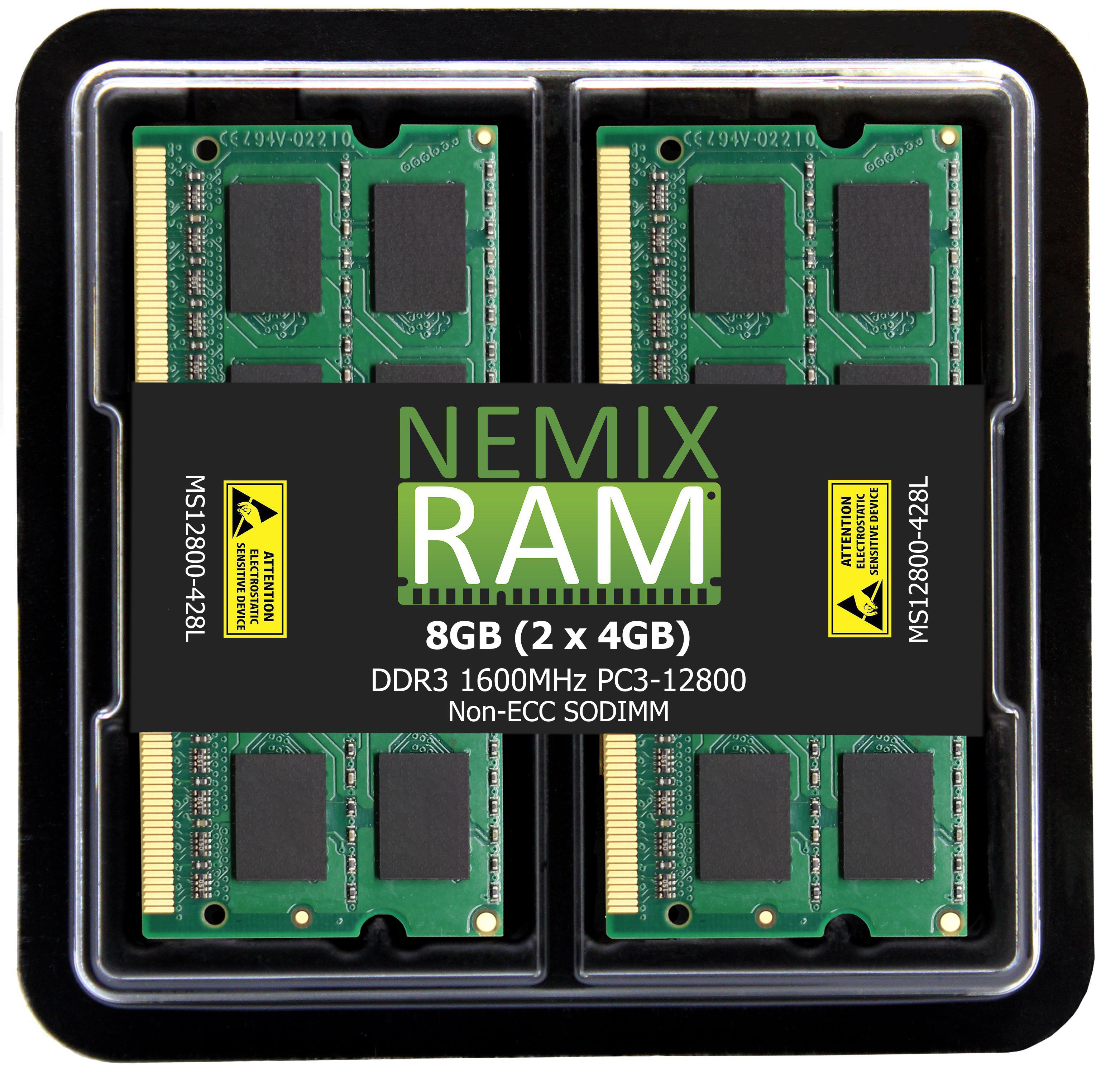 DDR3 1600MHZ PC3-12800 SODIMM 2RX8